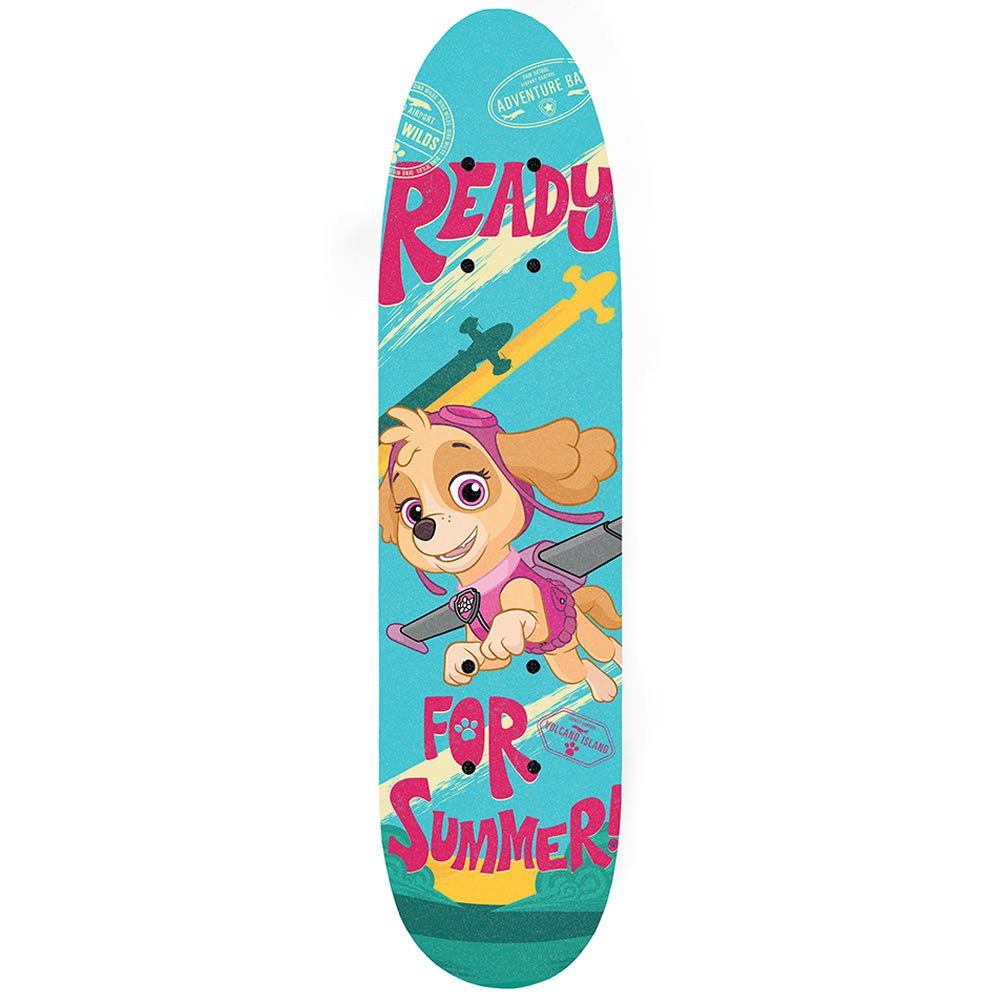 PAW PATROL Skateboard Skye 61 cm – Kinder Holz Skateboard 24 Zoll Funboard, Kinder Skateboard, rutschfeste Oberfläche, 9-lagiges Ahornholz