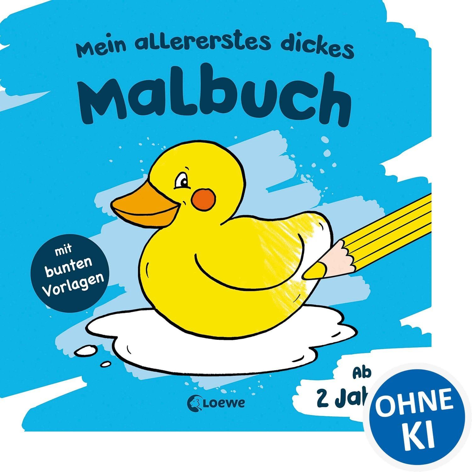 Mein allererstes dickes Malbuch (Badeente) / diverse