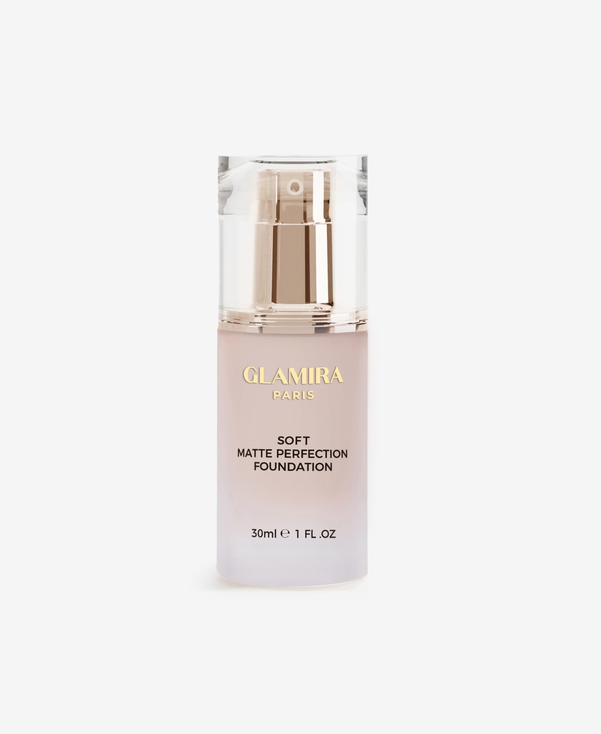 GLAMIRA Foundation Soft-Matte Perfektions-Foundation #1, 1-tlg., mattierend, mit 30 ml Inhalt