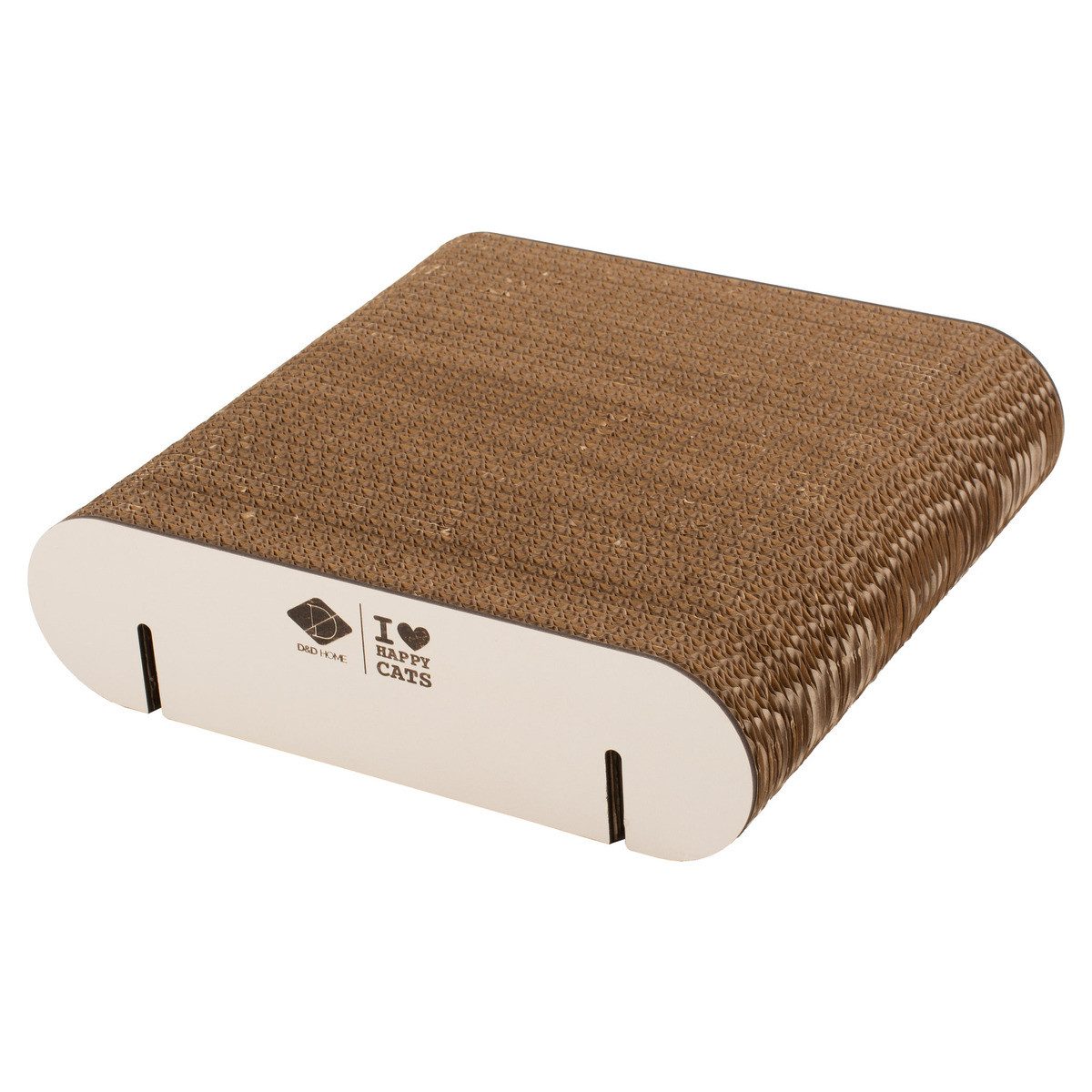 D&D Tierbett Ersatzteil Wandregal I Love Happy Cats "David" aus Pappe braun/beige