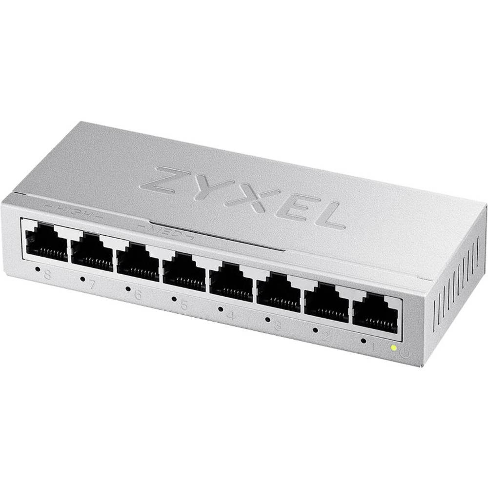 Zyxel 8-Port Desktop Gigabit Ethernet Switch ZY-GS108BV5 Netzwerk-Switch
