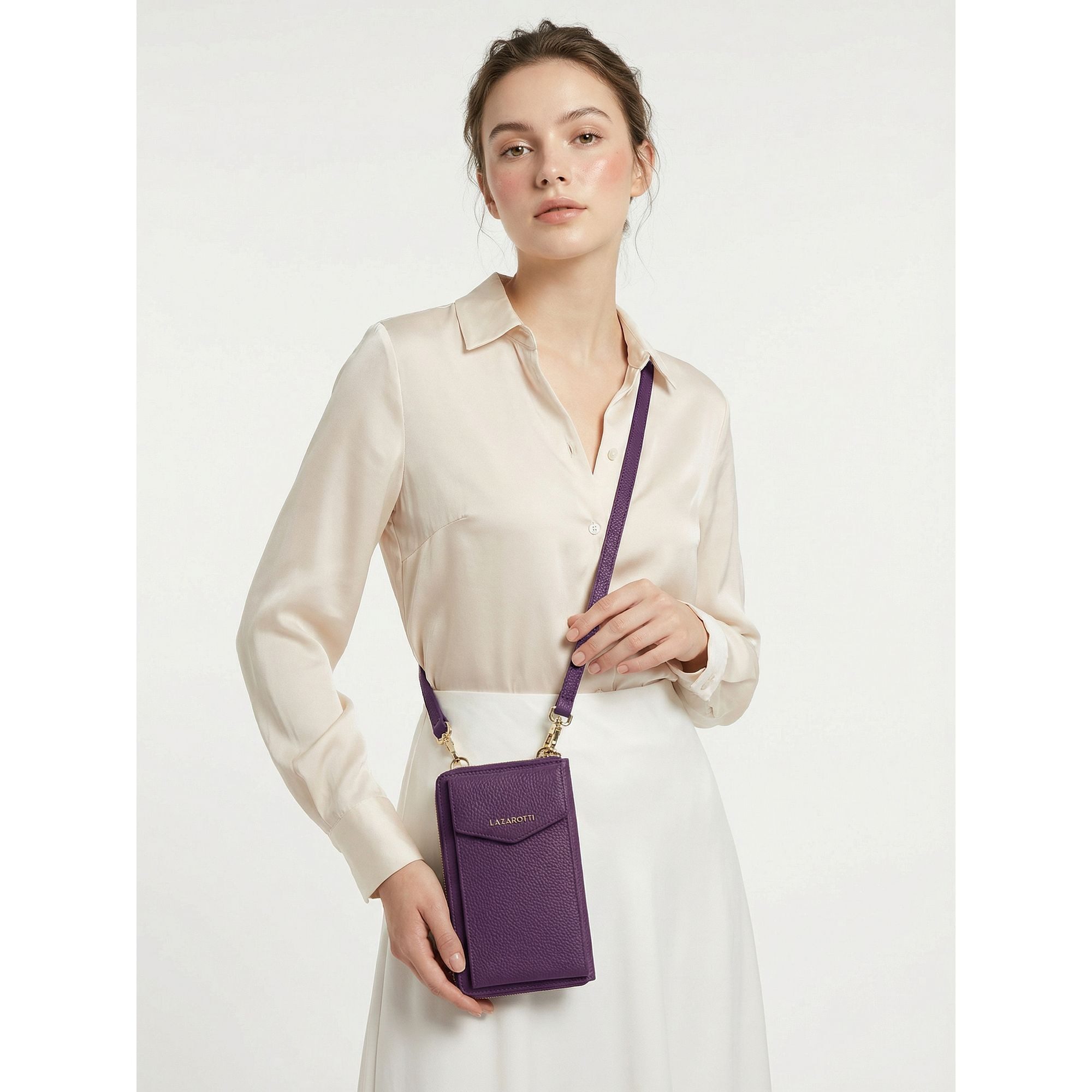 Lazarotti Smartphone-Hülle Bologna Leather, Leder