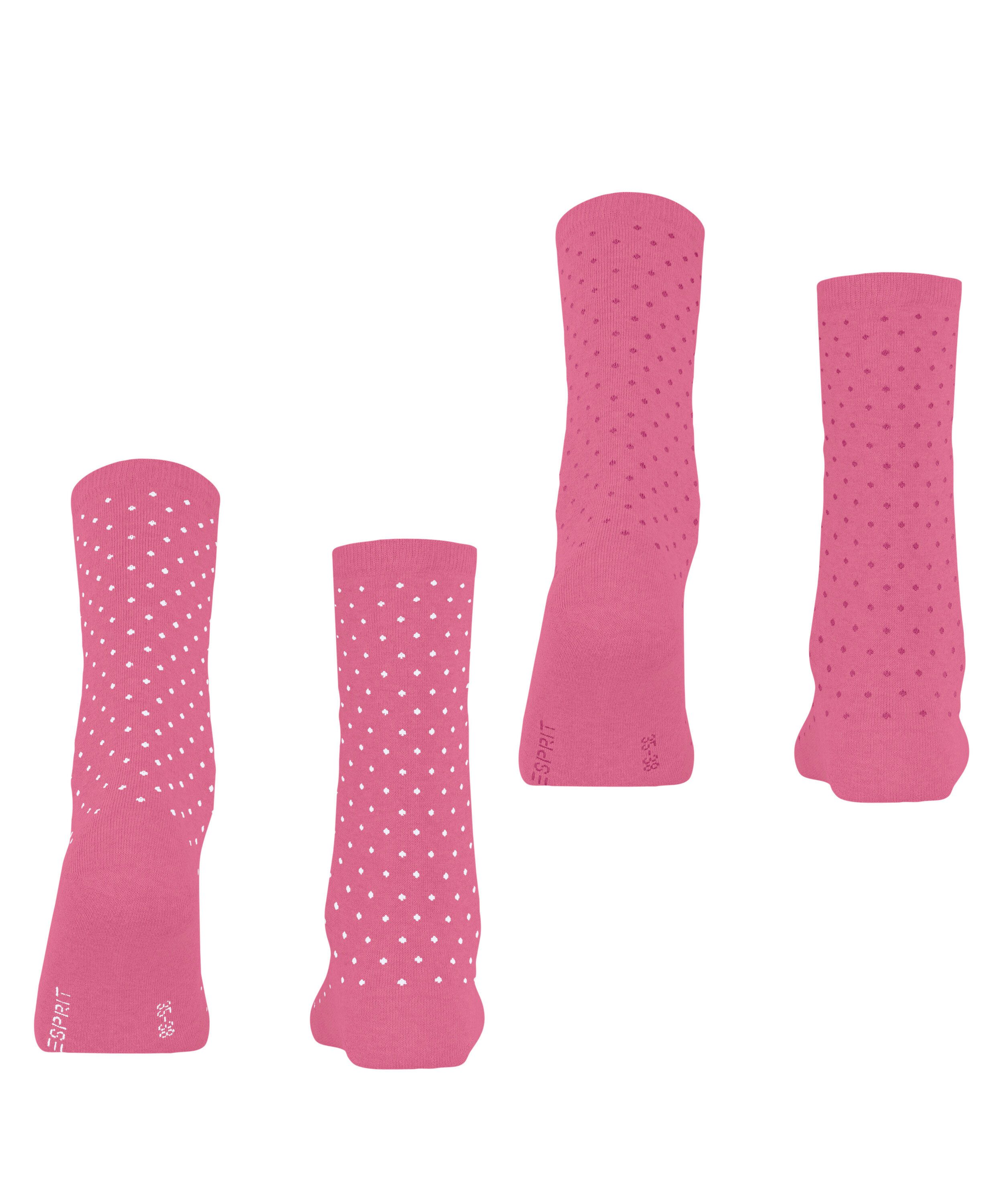 Esprit Socken Fine Dot 2-Pack (2-Paar) aus Biobaumwolle