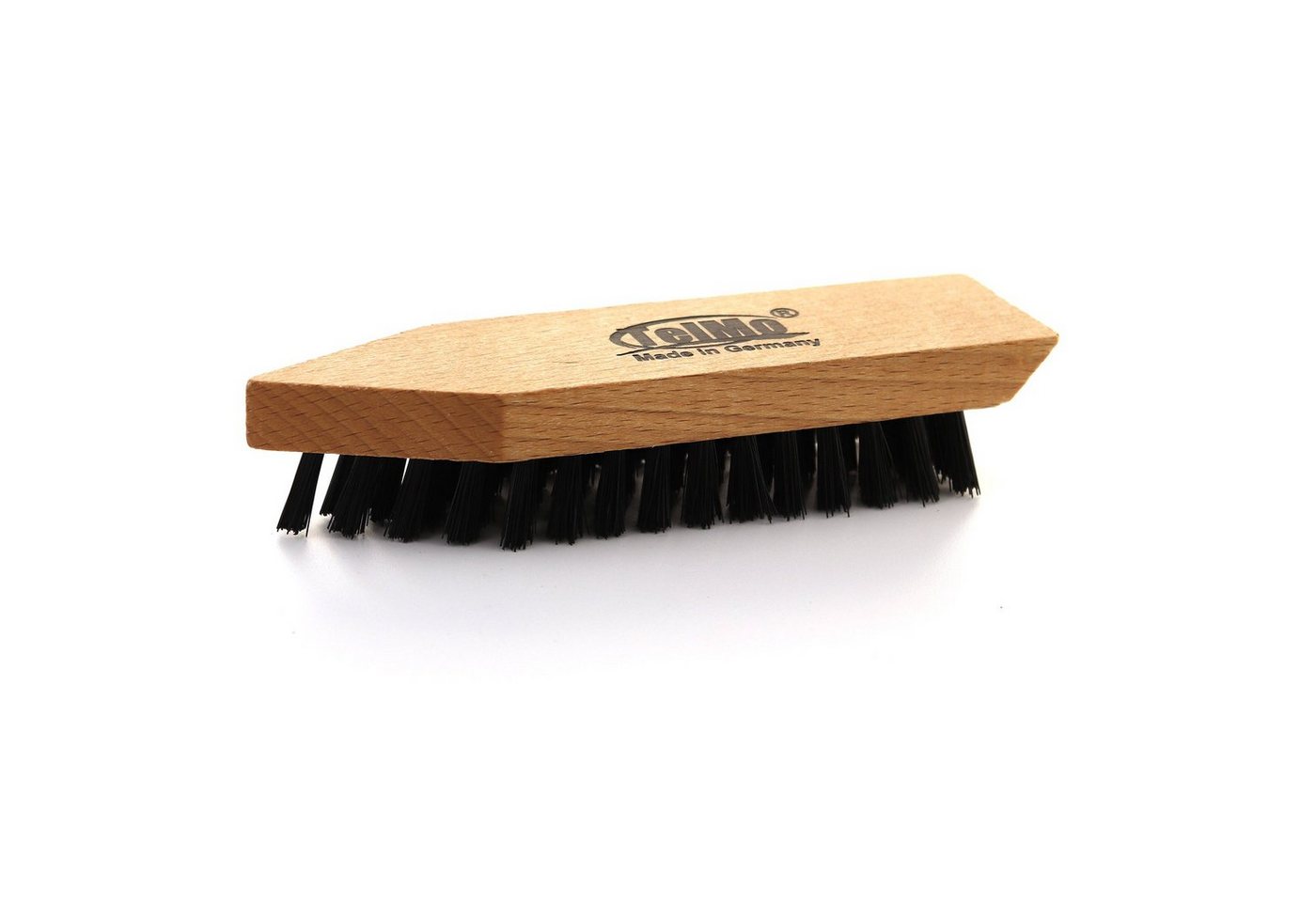 Thumbnail - TelMo Reinigungsbürste Schmutzbürste (Holz) ca. 16,3cm lackiert synth. Borsten schwarz