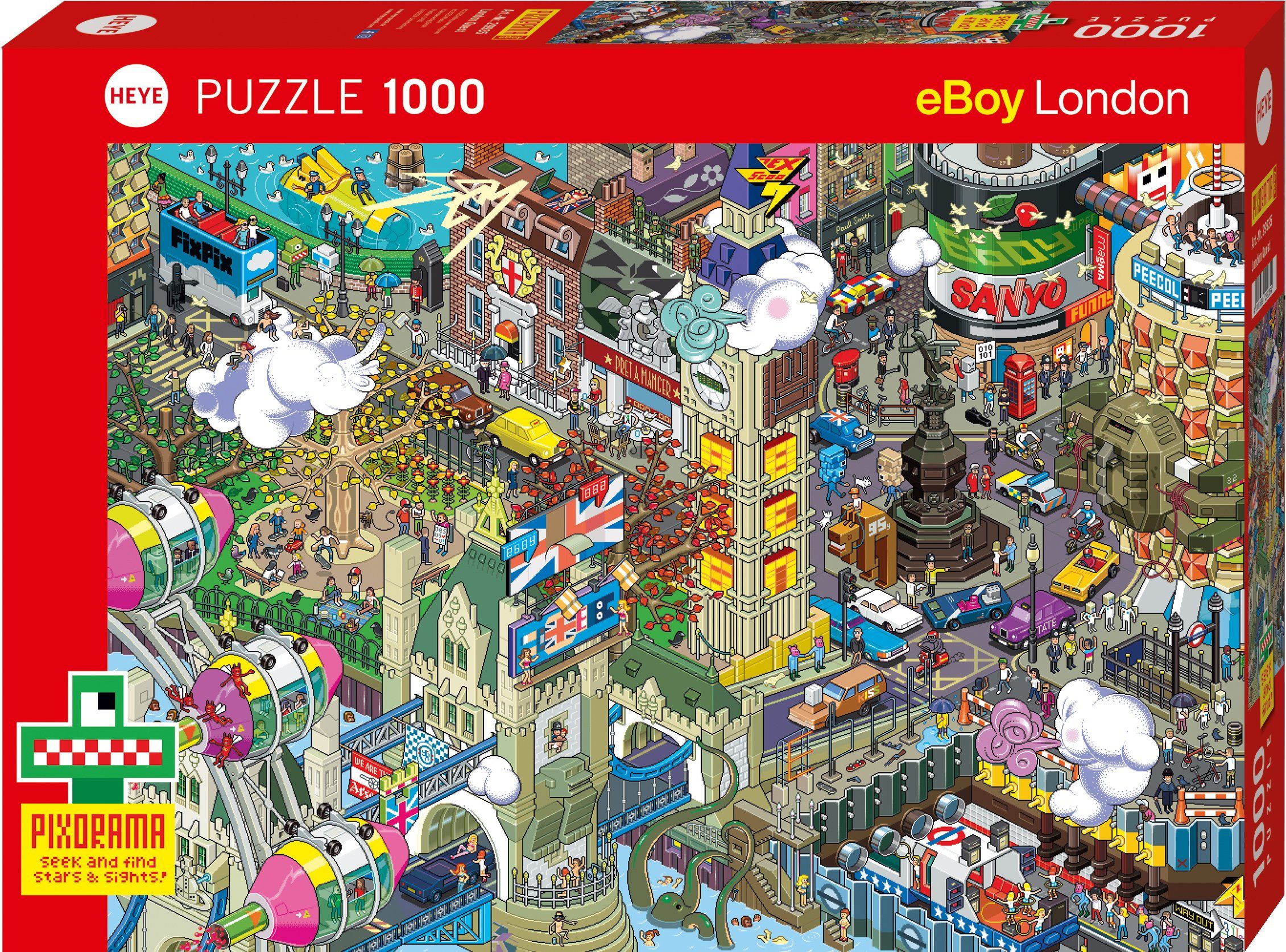 HEYE Пазлы London Quest, 1000 Пазлыteile, Made in Germany