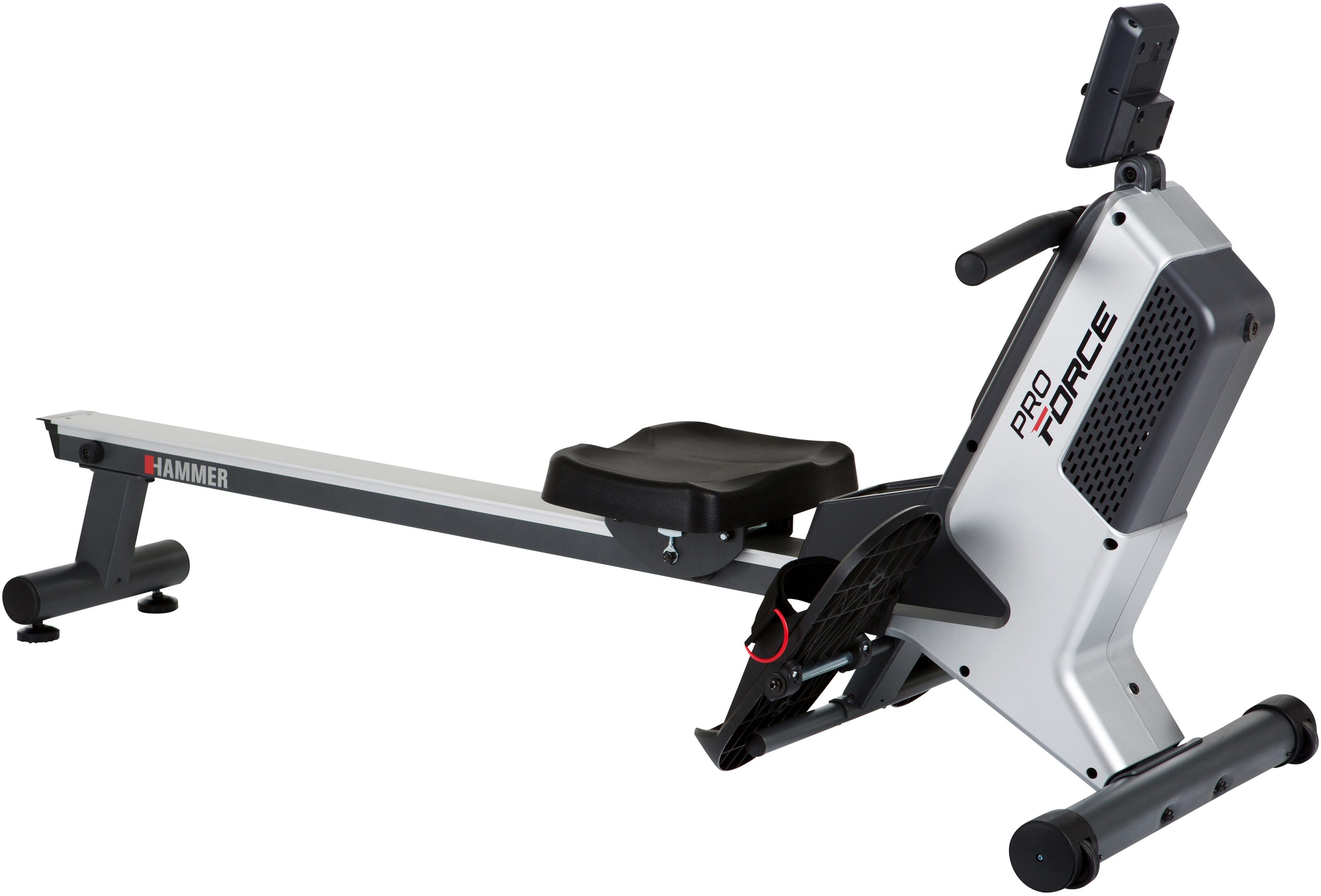 Hammer Rudergerät Pro Force II (120 kg max. Benutzergewicht, Sport), Rudermaschine, Magnetbremse, klappbar