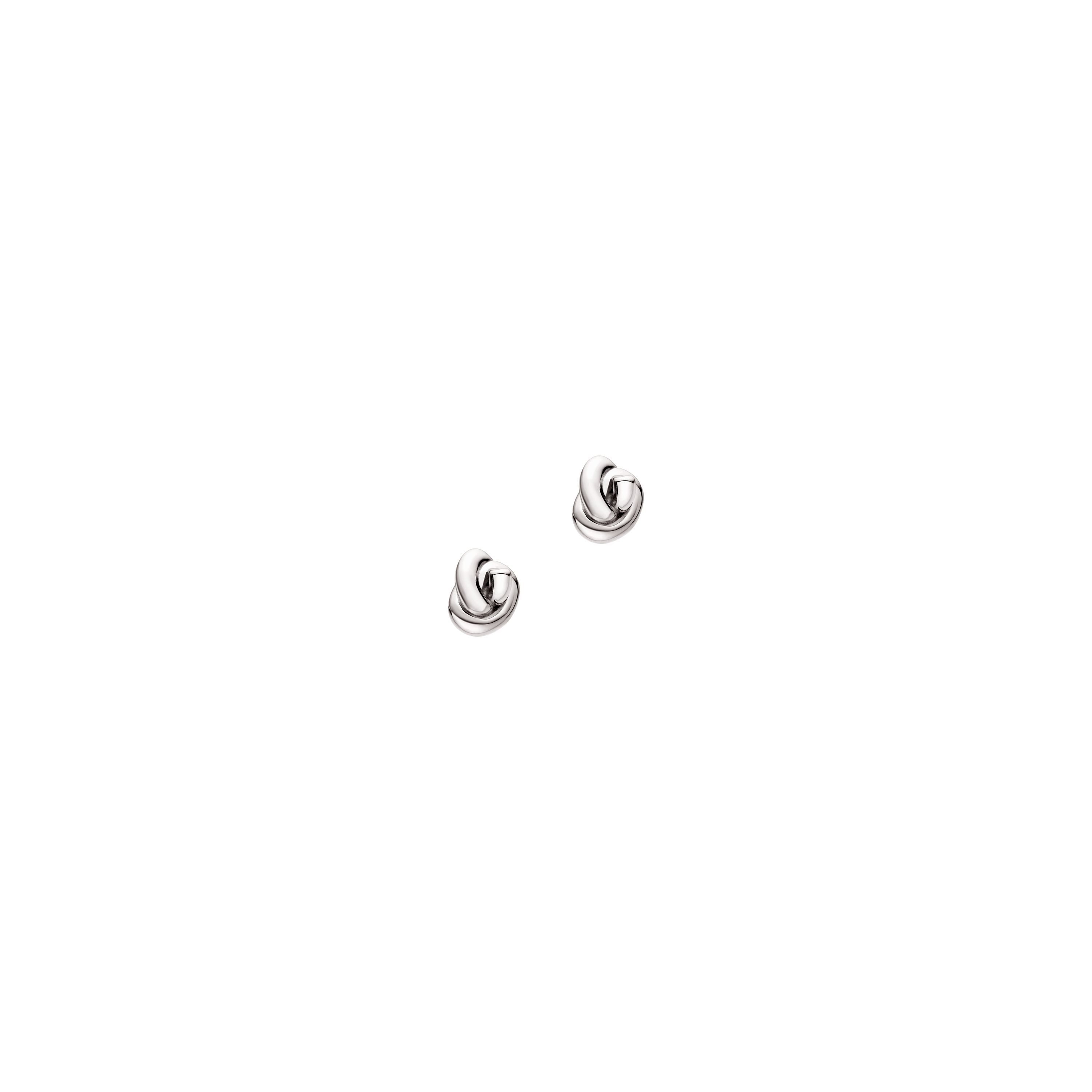 Emporio Armani Paar Ohrstecker Schmuck Geschenk Silber 925 Knoten-Optik