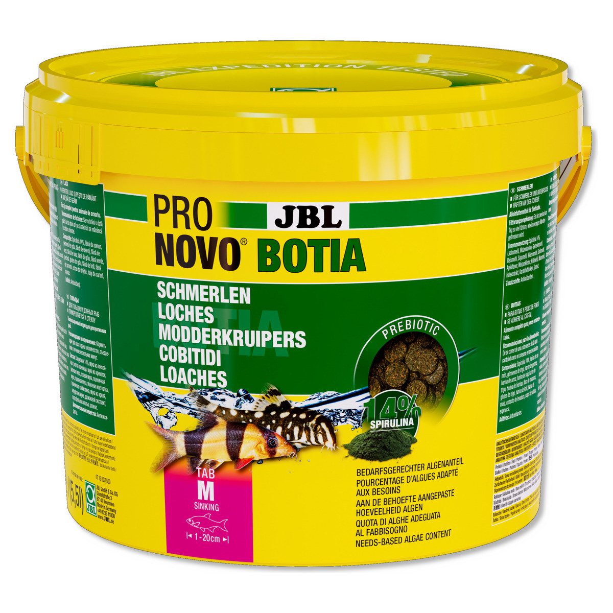 JBL GmbH & Co. KG PRONOVO BOTIA TAB, Nahrungsergänzungsmittel für: Fische