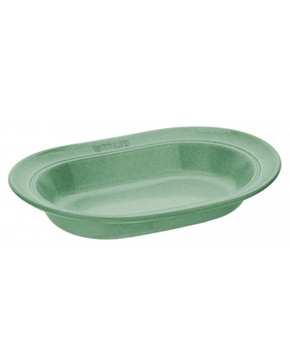 Teller Staub Dining Line Тарелки oval, 25 cm Salbeigrün Keramik kratzfest, (1 St)