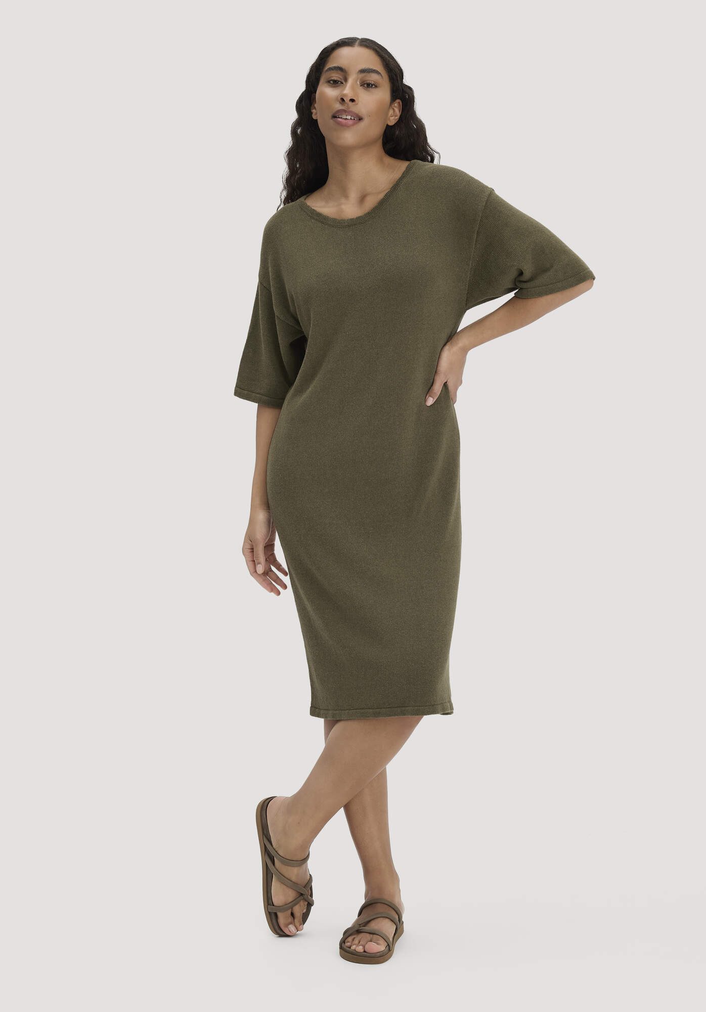 Hessnatur Strickkleid (1-tlg)