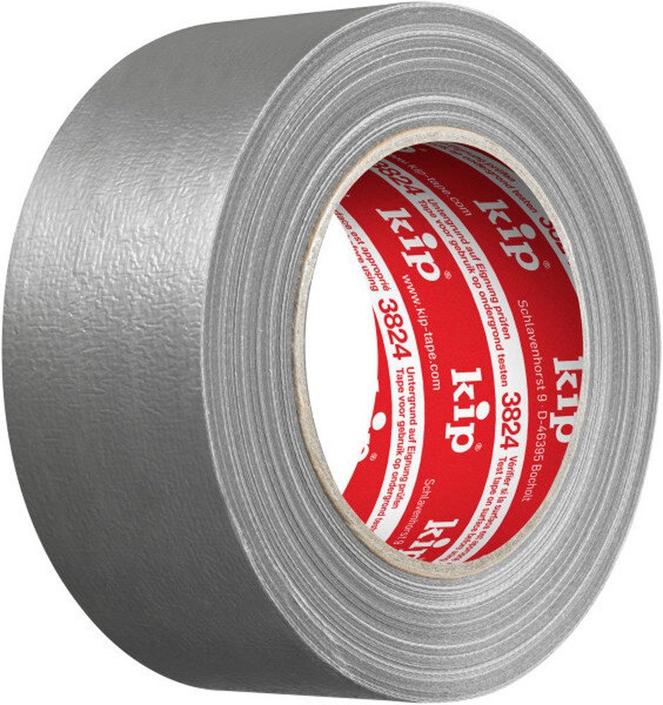 Kip® Klebeband kip® 3824 Gewebeband silber 50,0 mm x 50,0 m 1 St.