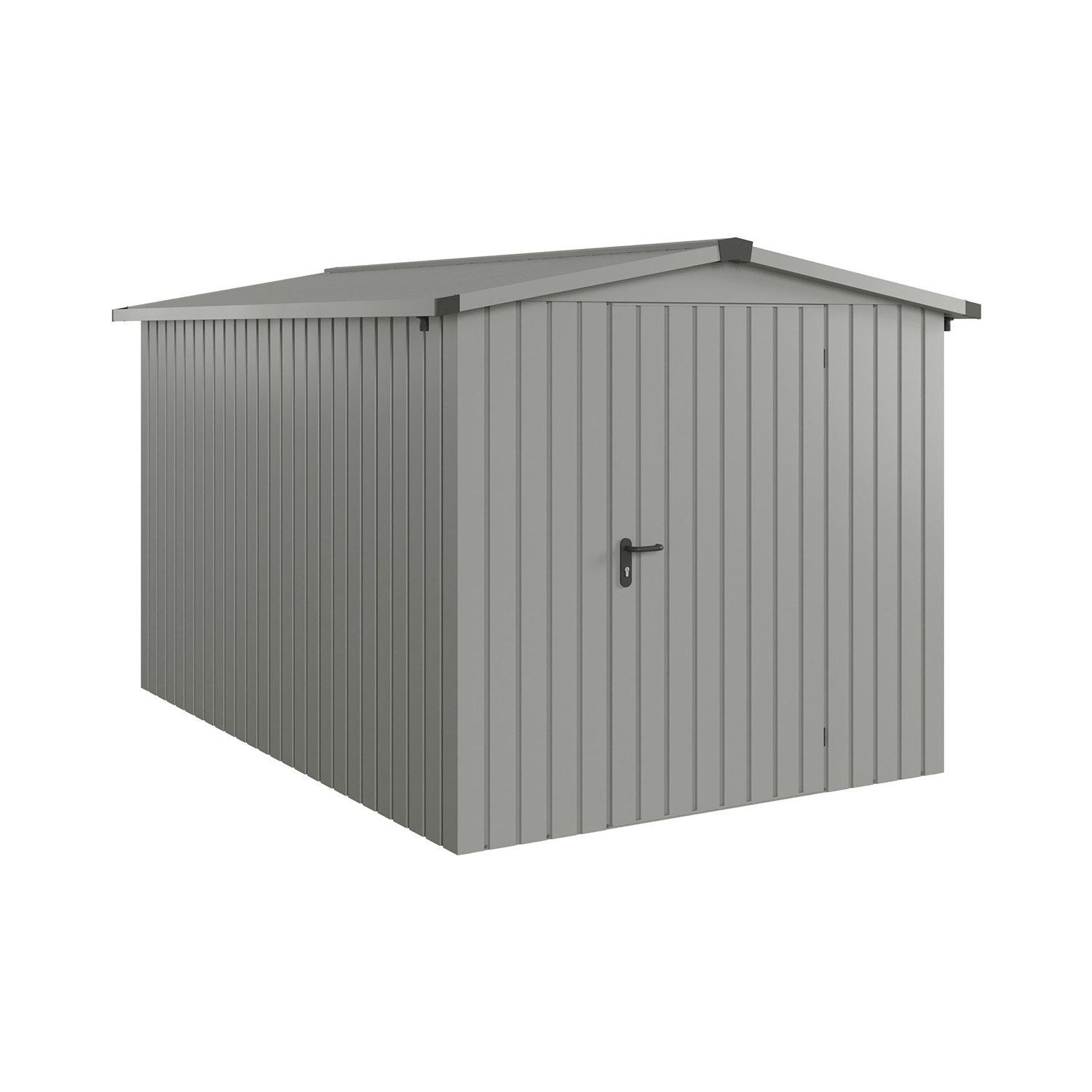 Hörmann Ecostar Gerätehaus Metall "Euroline Trend", BxT: 214x310 cm, graualuminium