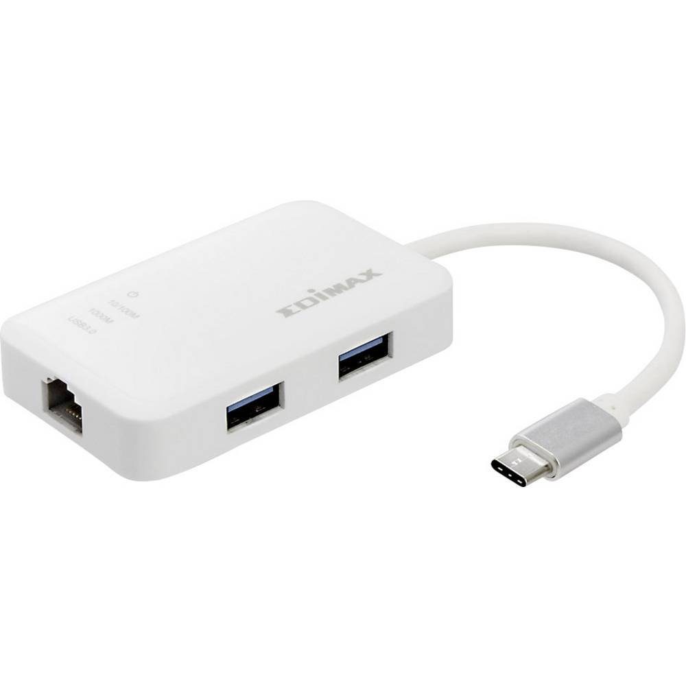 USB-C® bis 3-Port USB 3 Gigabit Ethernet-Hub Netzwerk-Adapter