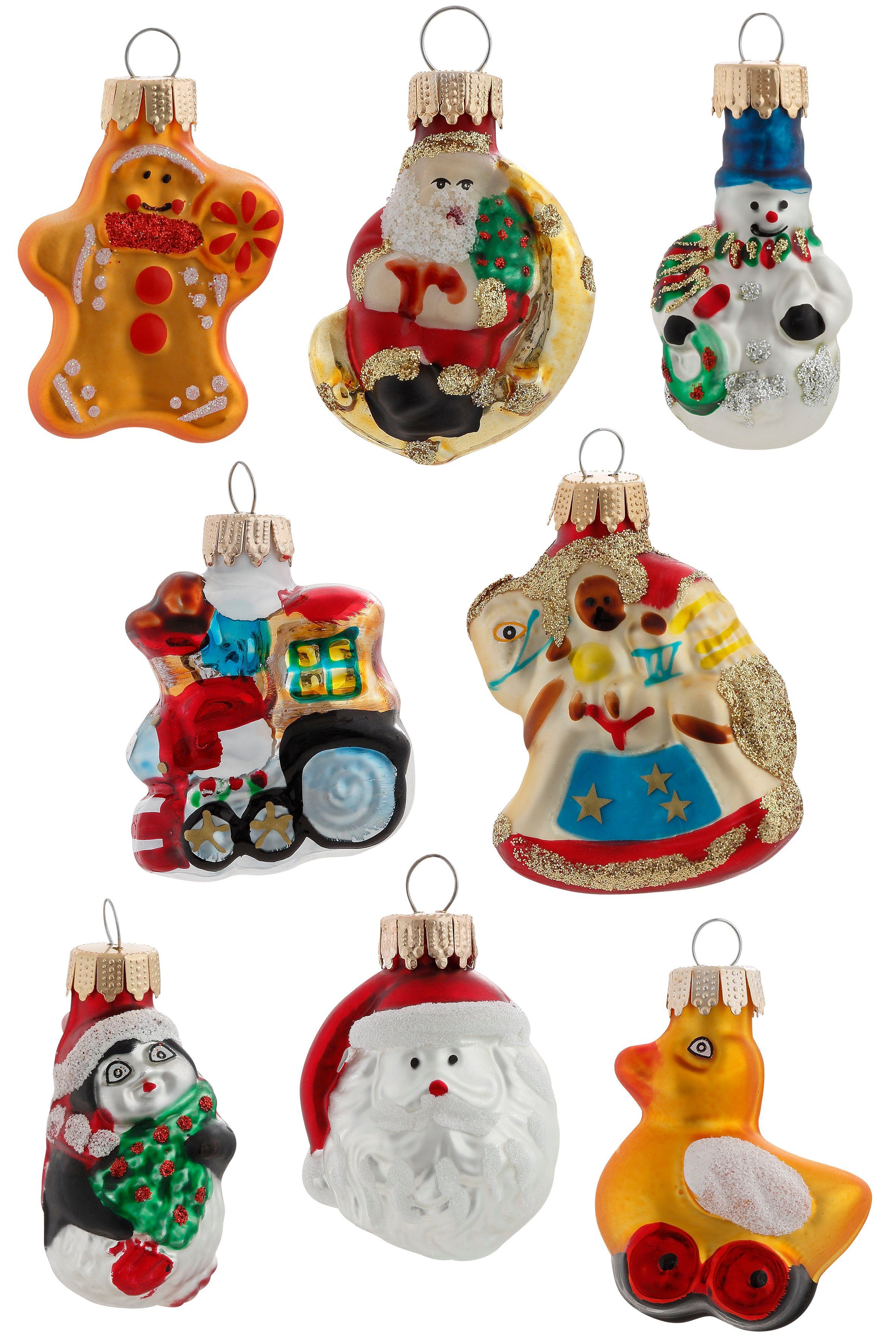 my home Christbaumschmuck »Eick« (24-tlg), Minifiguren, handdekoriert-Otto