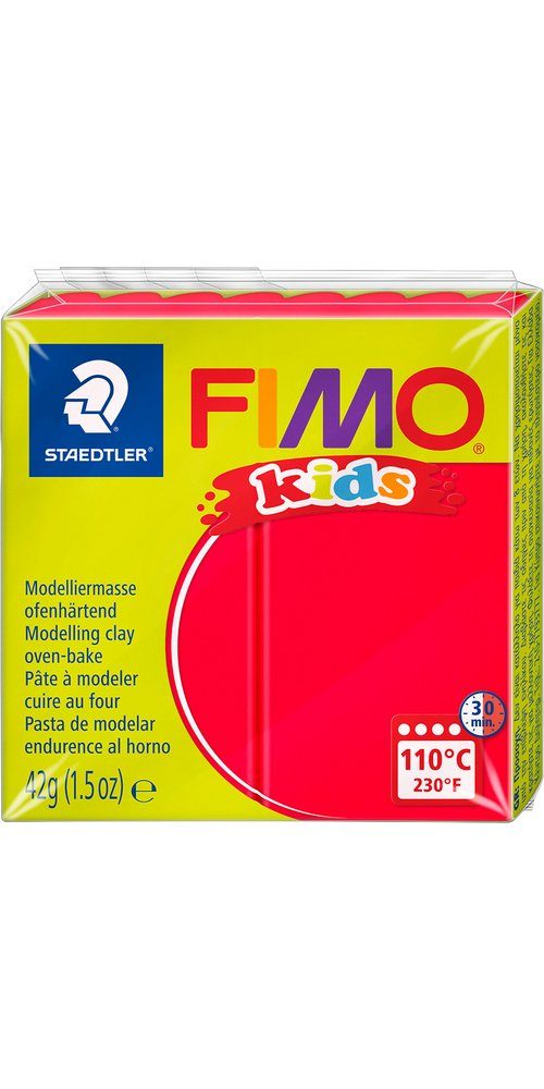FIMO Modelliermasse kids, 42 g Rot