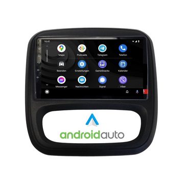 TAFFIO Für Opel Vivaro B Renault Trafic III 9"Touch Android Radio GPS CarPlay Einbau-Navigationsgerät