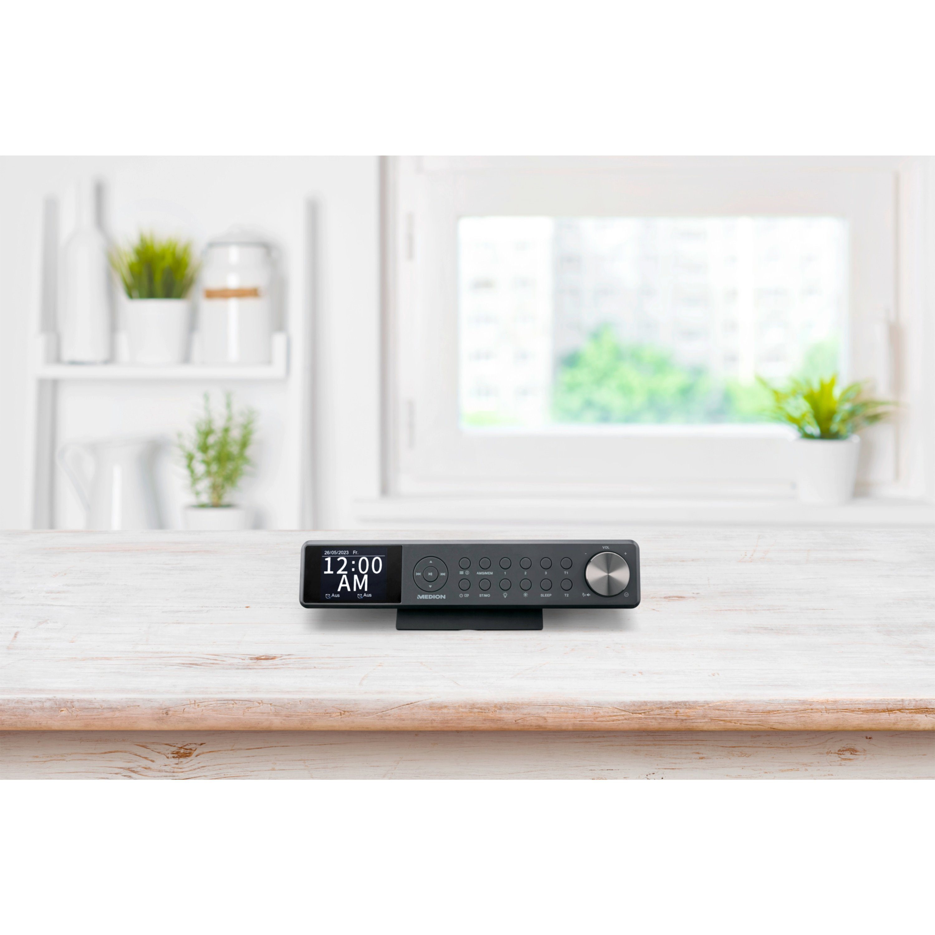 DAB+, Radio 3 P66750 MW/UKW, MD43750) Medion® W, (AM/FM,