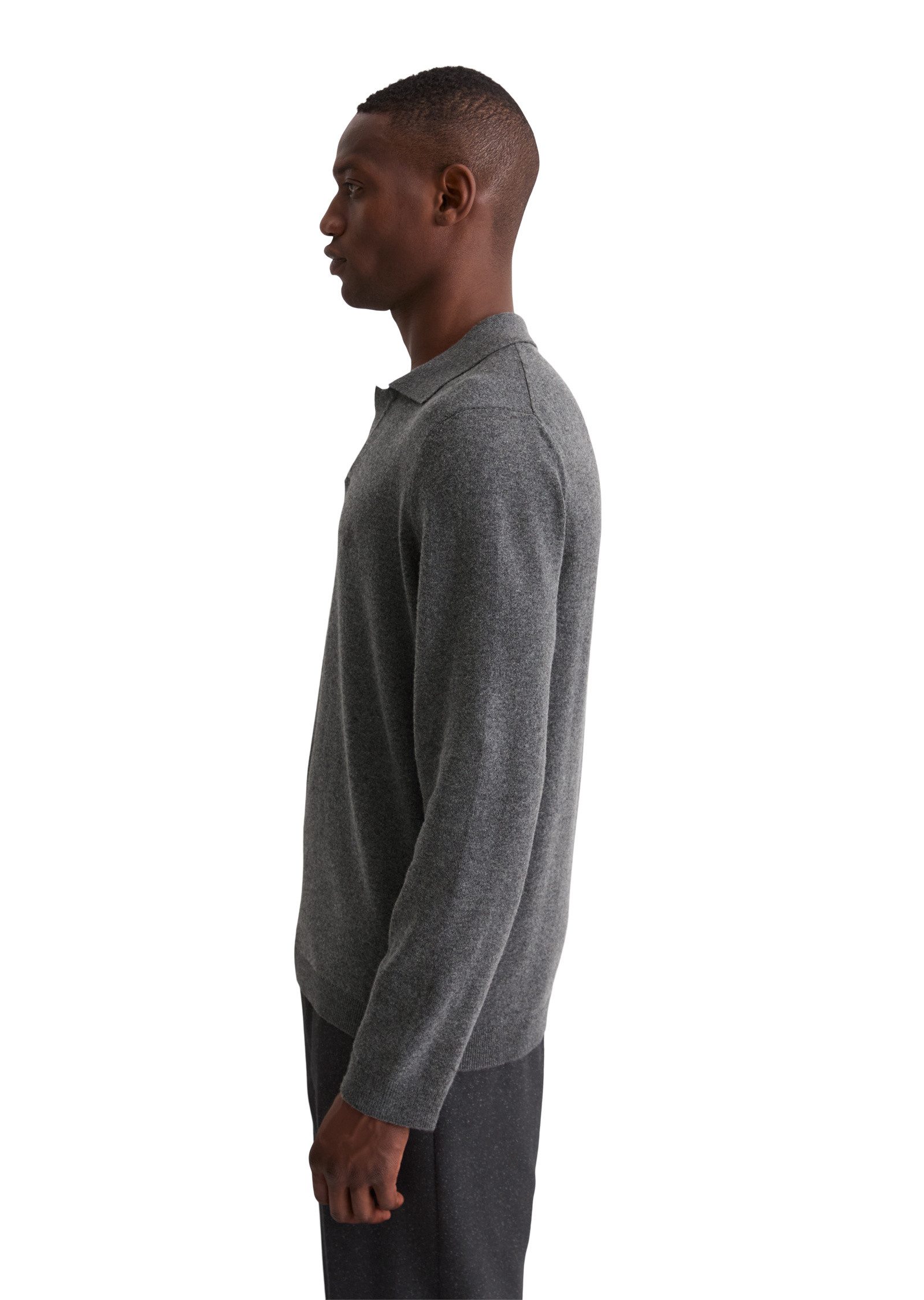 Marc O'Polo Strickpullover aus softem Bio-Bauwoll-Schurwoll-Mix günstig online kaufen