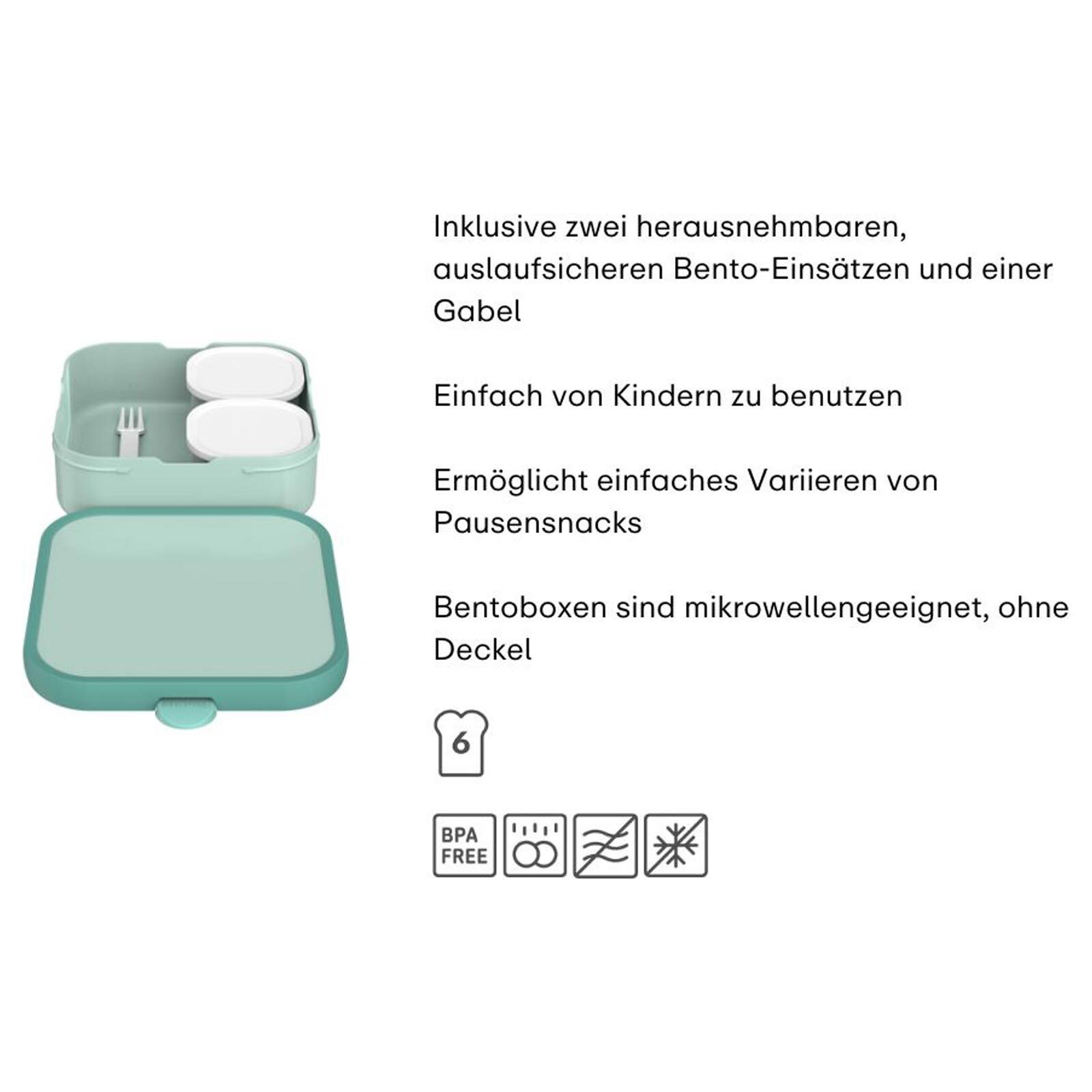 Mepal Lunchbox Campus (2025) Brotdose XL 1,3 l, Kunststoff, (1-tlg), Spülmaschinenfest