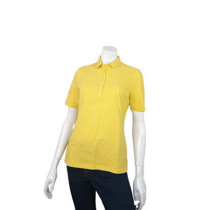 MAERZ Muenchen Poloshirt Maerz Damen Polo Shirt kurzarm gelb