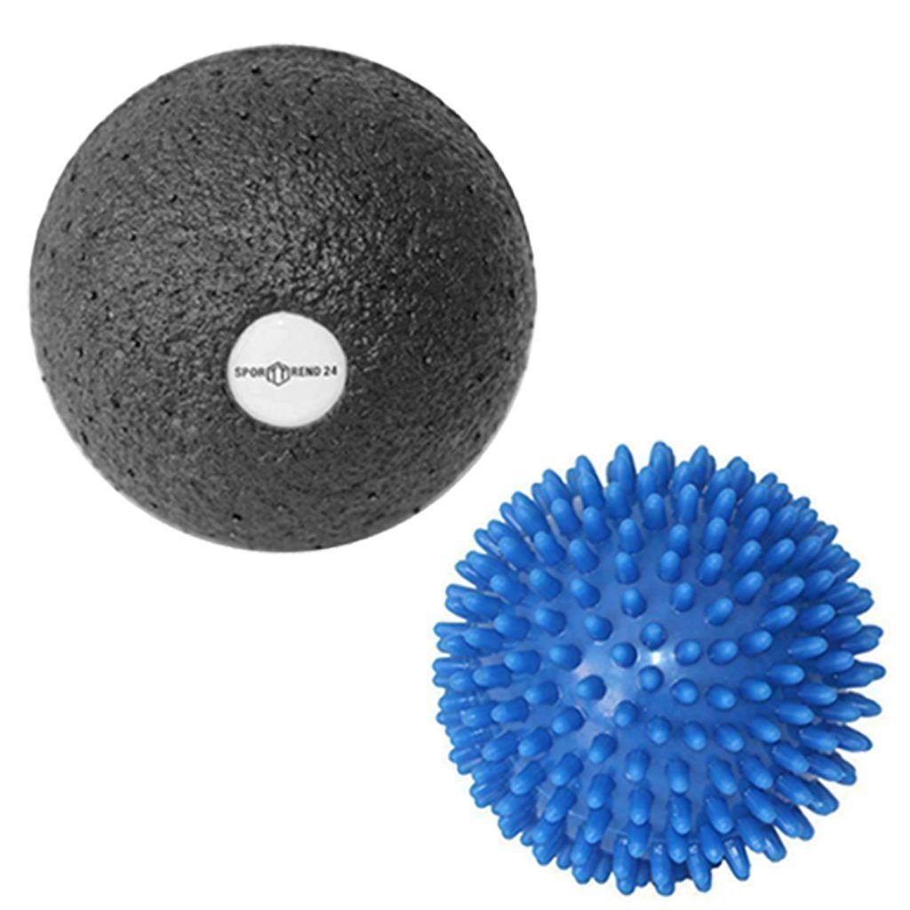 Massageball ø 9cm Massageball Igelball + ø 10cm Faszienball