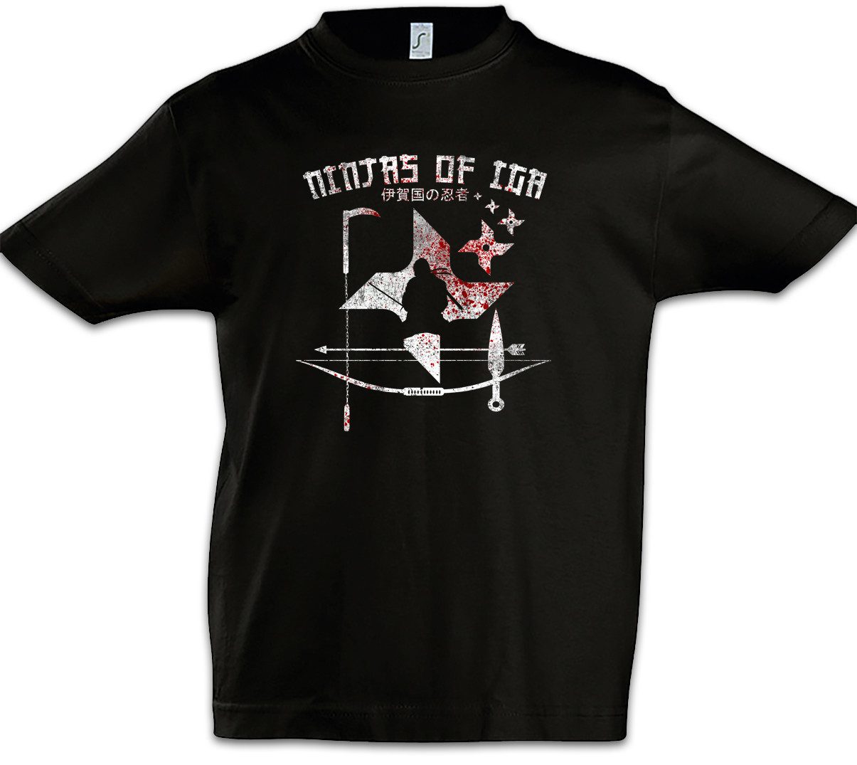 Print-Shirt Ninjas Of Iga Kinder T-Shirt Mie Kinki Japan Hanzo Samurai Shogun