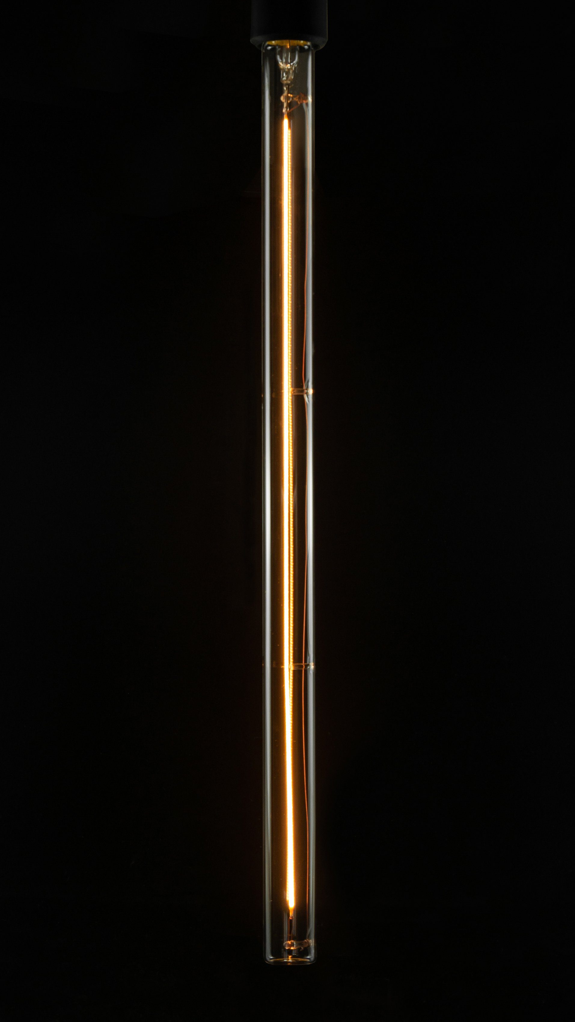 SEGULA LED-Leuchtmittel LED T30 Top Flat 500 klar, E27, Warmweiß, dimmbar, E27, T30, Top Flat 500, klar