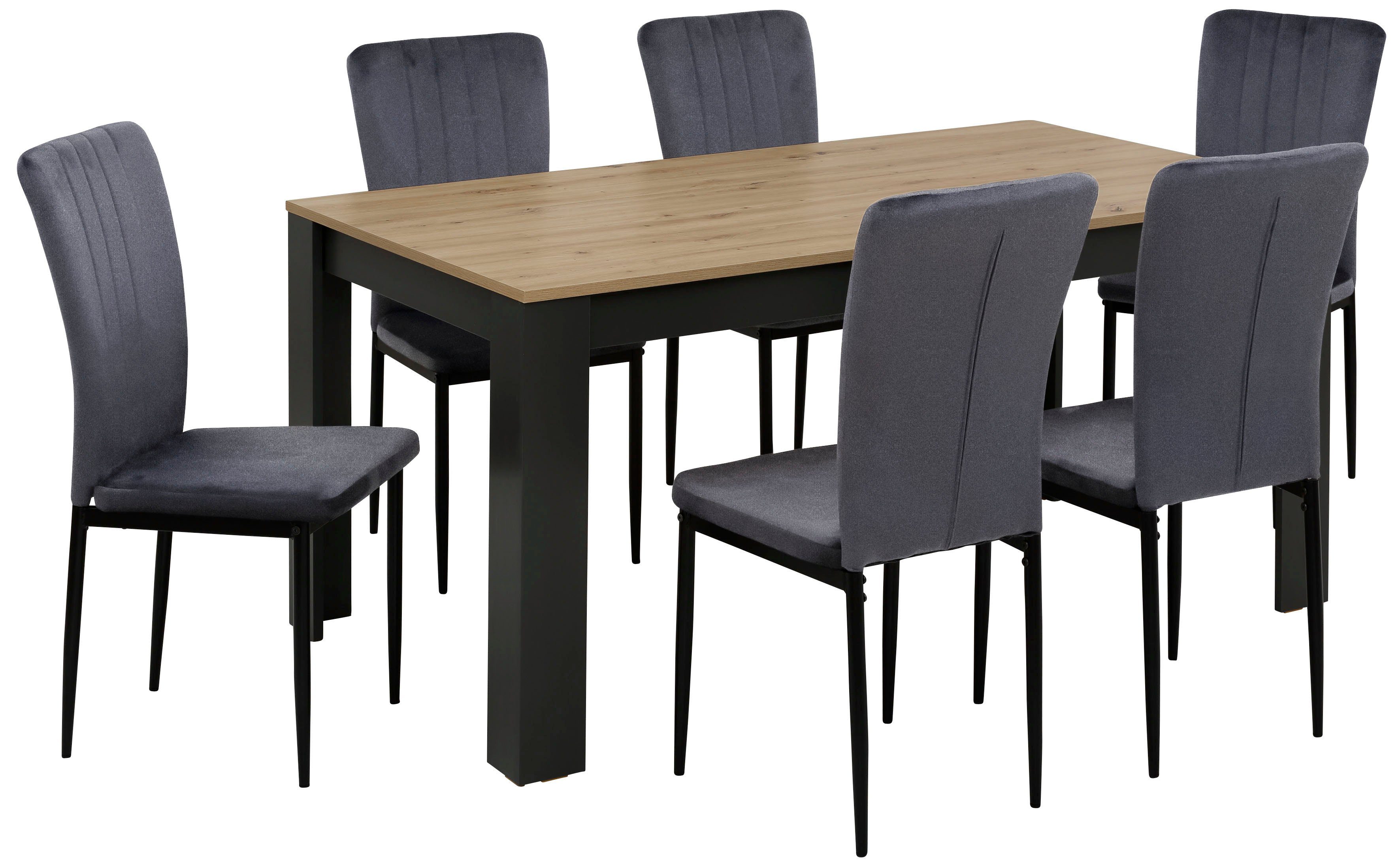 Home affaire Essgruppe Bergamo Tisch Stühle günstig online kaufen