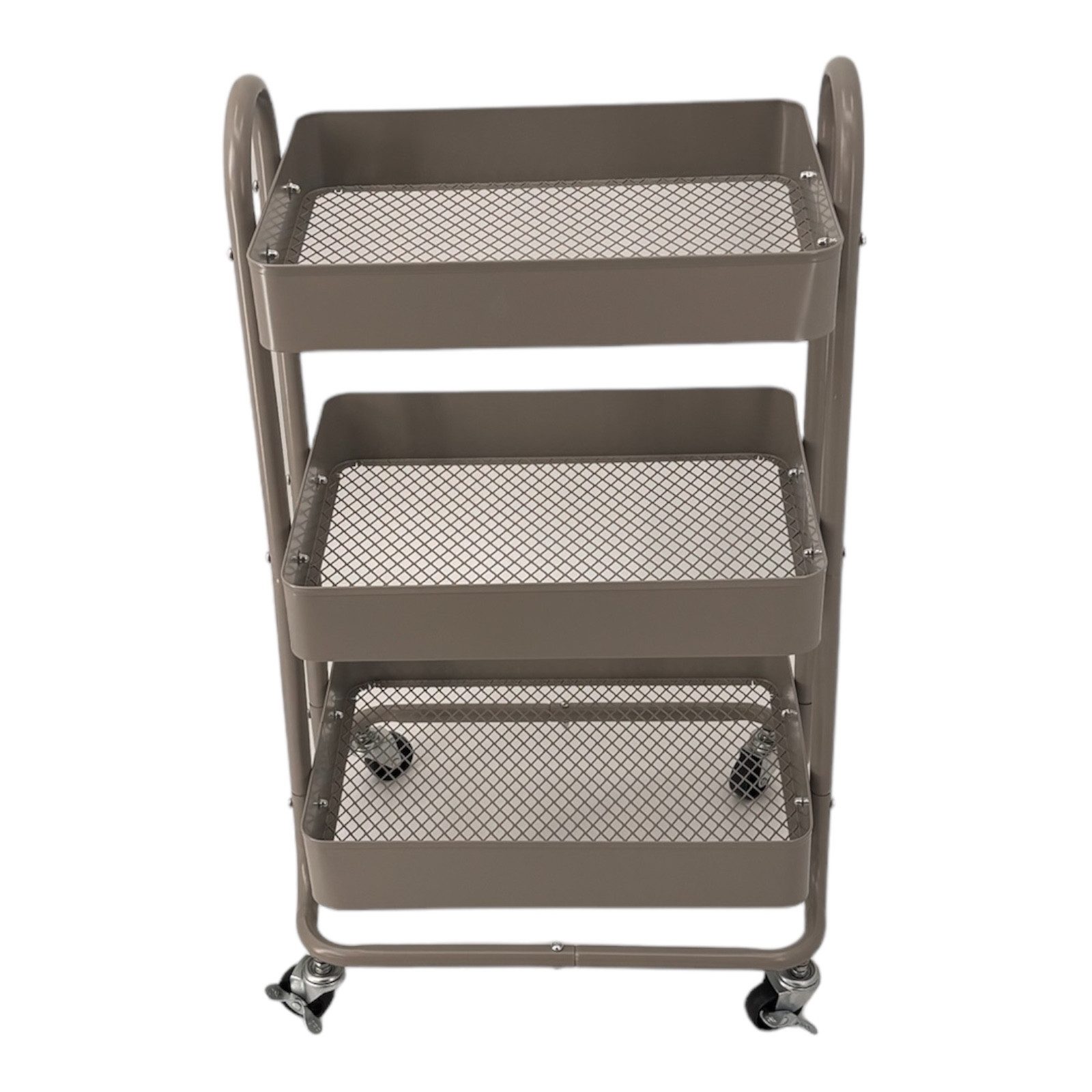 PREISBRECHER Servierwagen RAJA, in grau, Lackiert, Metall - 46x78x34cm (BxHxT)