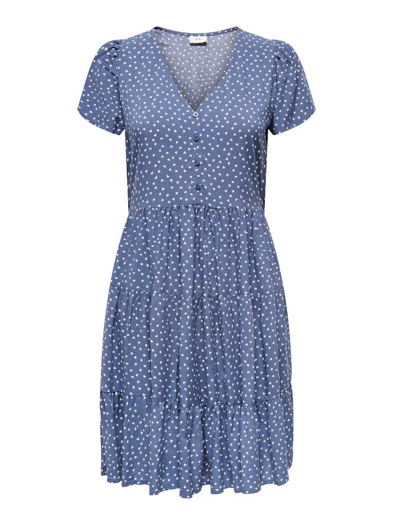 JDY Minikleid JDYSEZEN LIFE S/S BUTTON DRESS WVN