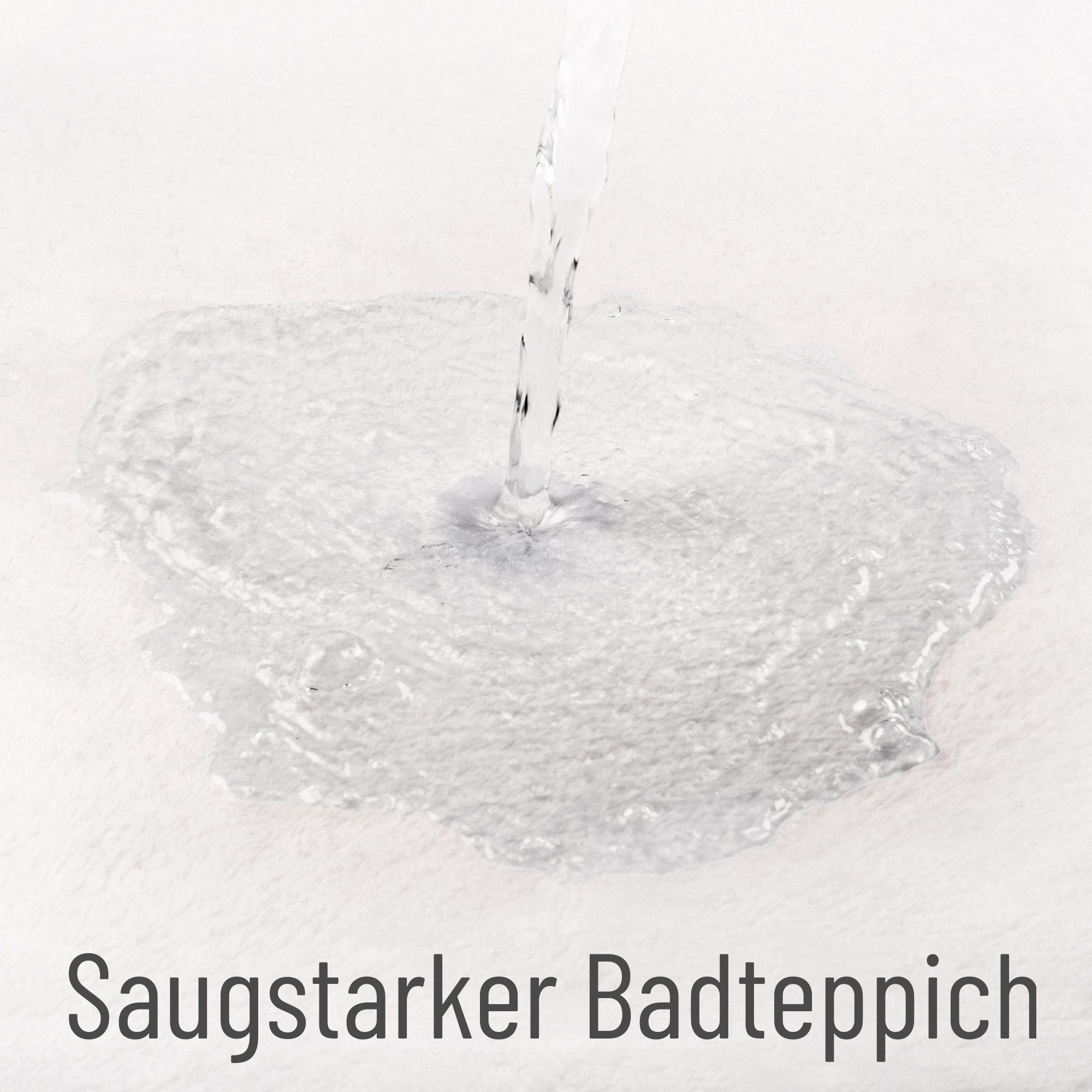 Sanilo Badematte Marmor Grau, rutschhemmend, waschbar, schnelltrocknend, Polyester, rechteckig, sehr weich, hochwertig & modern, 50 x 80 cm oder 70 x 110 cm