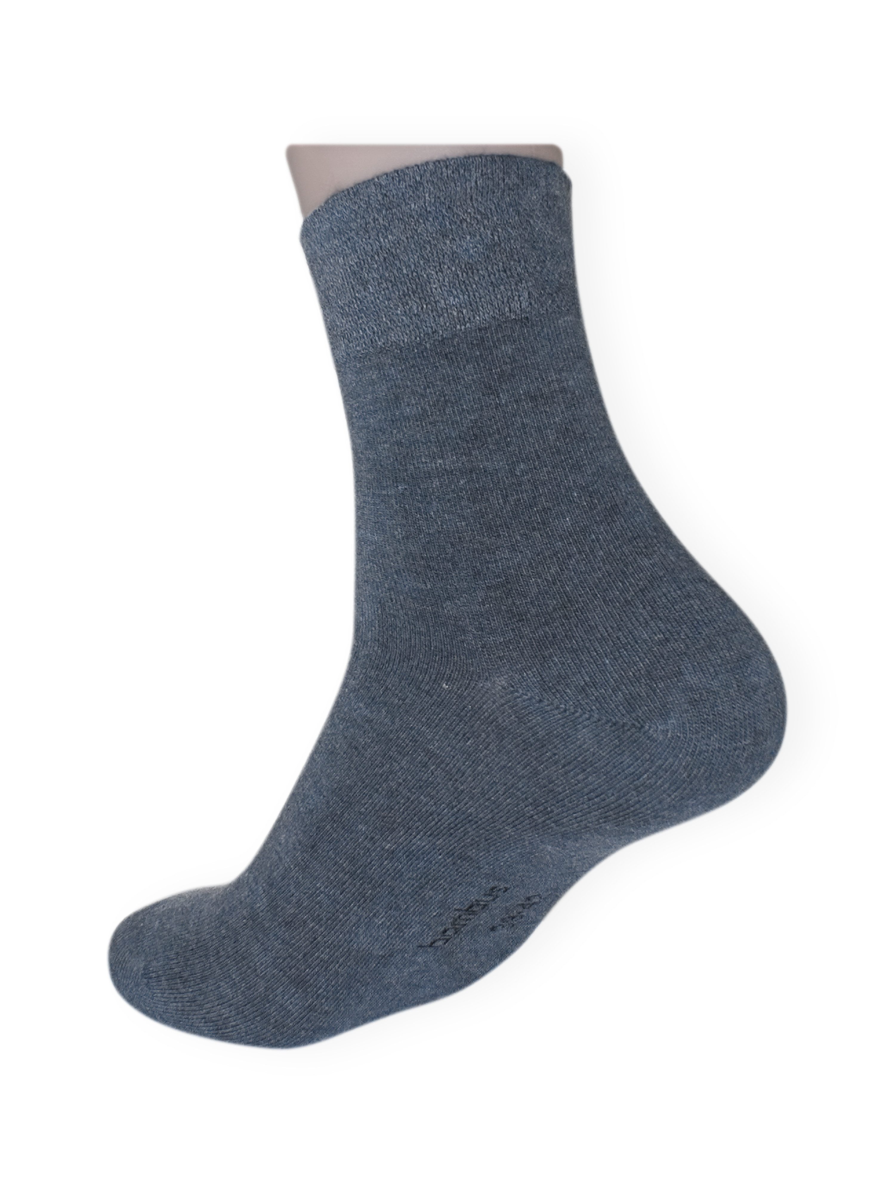 Die Sockenbude Kurzsocken BAMBUS (Bund, 3-Paar, grau, blau, schwarz) mit weichem Komfortbund ohne Gummi
