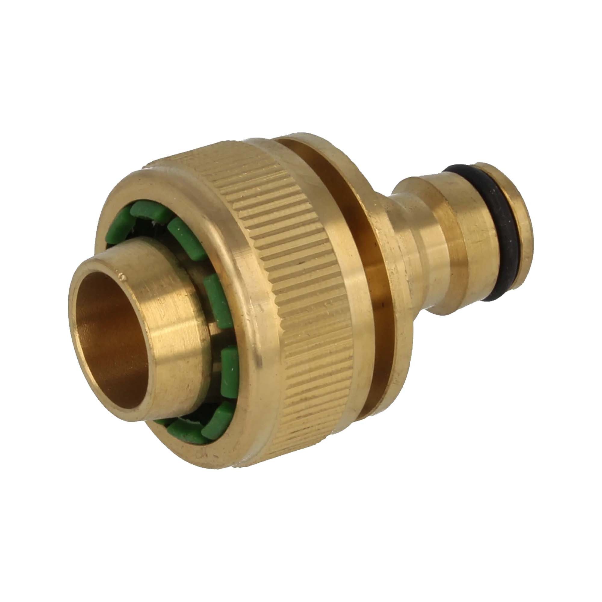 tecuro Schlauchverbinder Schlauchanschluss mit Stecker für Schlauch 1/2 Zoll (13 mm)