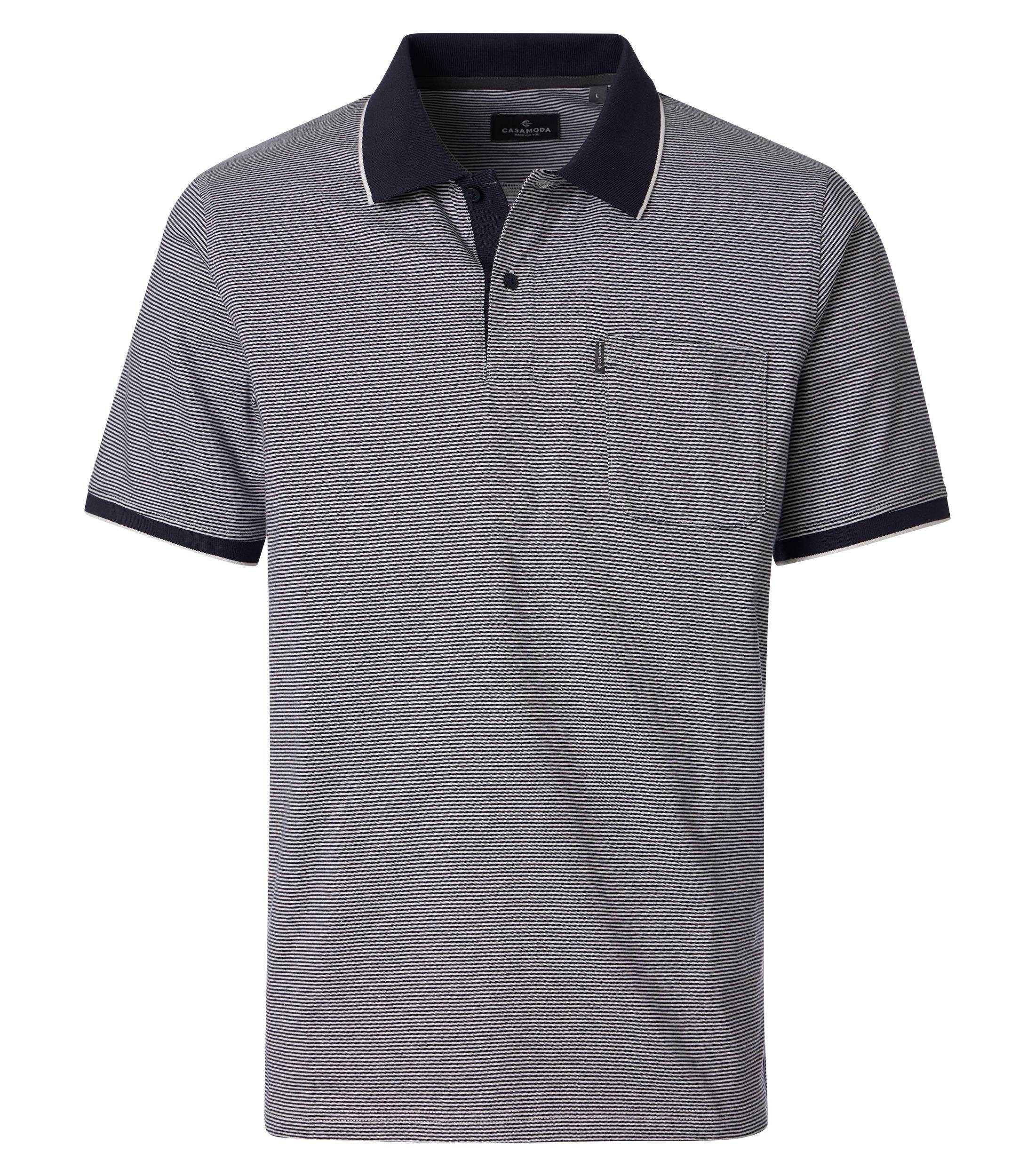 Poloshirt CASAMODA Polo-Shirt gestreift