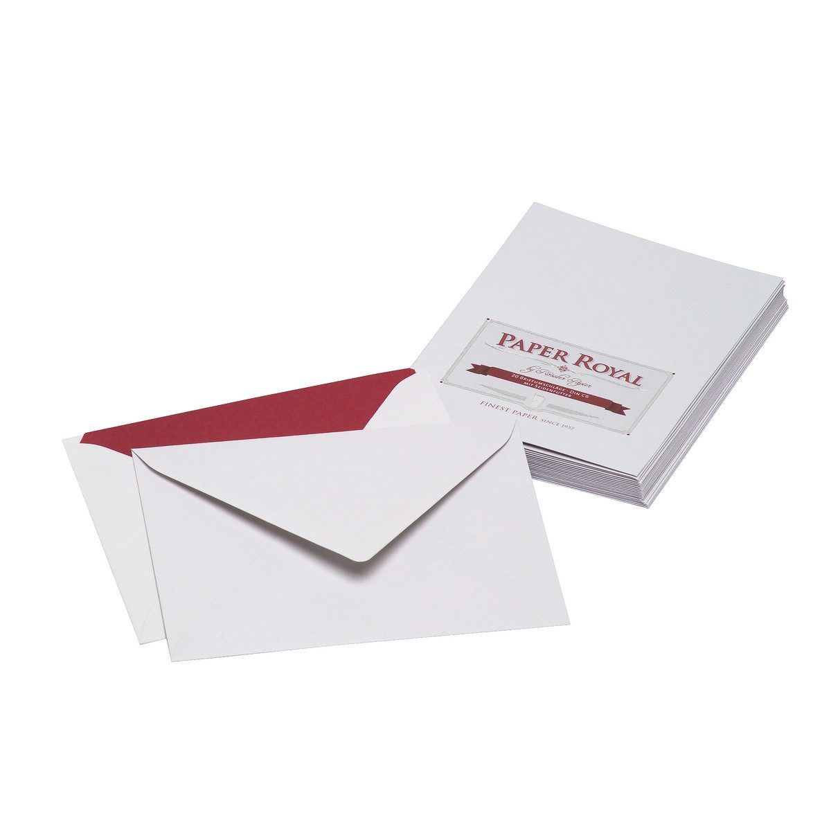 Rössler Briefumschlag RÖSSLER Briefumschläge Royal gerippt grau DIN C6 20 Stück