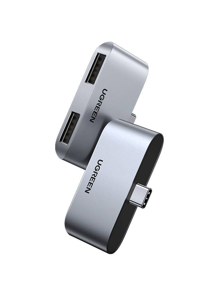 UGREEN USB-C auf 2x USB 3.0 Typ-C USB HUB Konverter Adapter USB-HUB USB ...