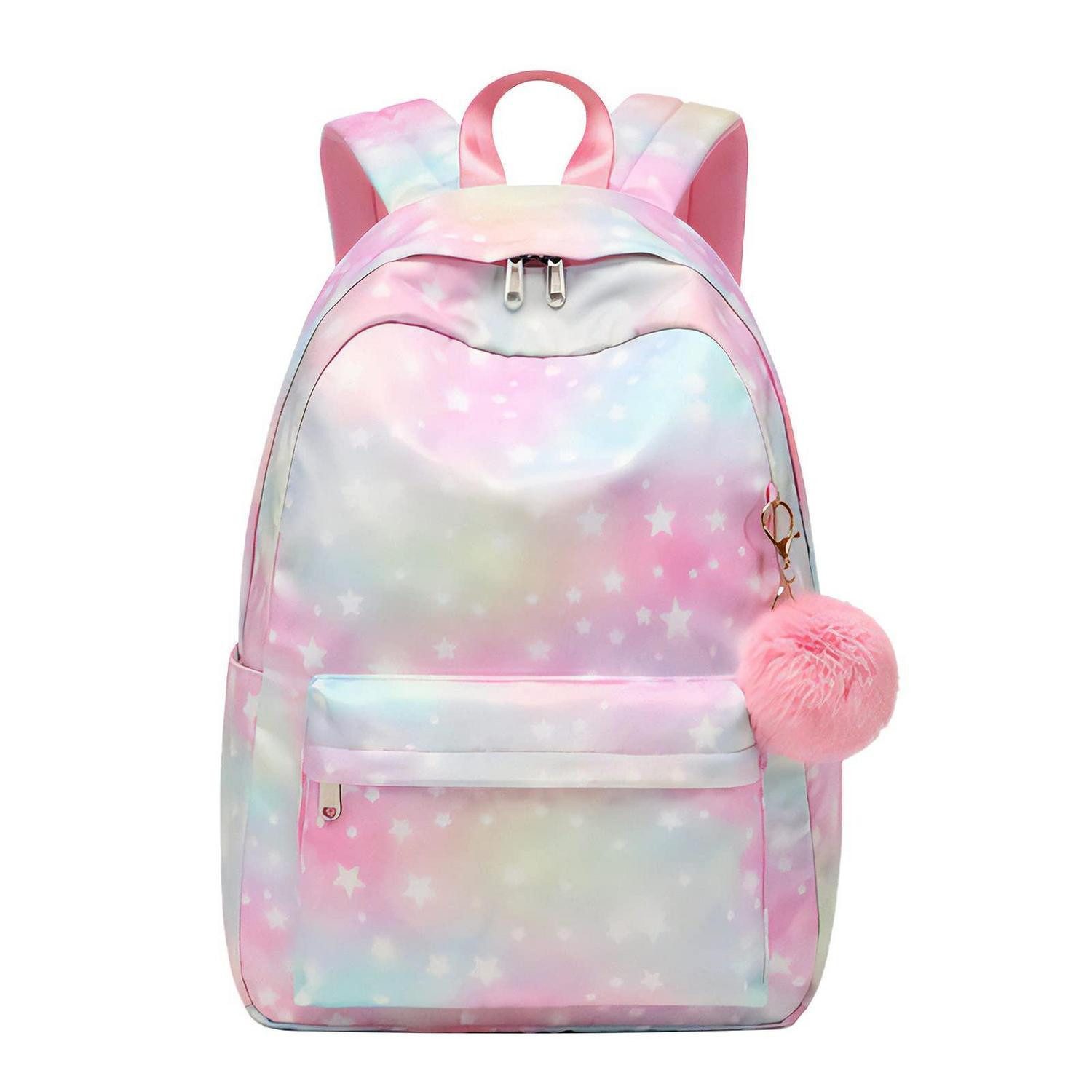 LuxusKollektion Schulrucksack Schulrucksack Mädchen 14" Laptop wasserabweisend leicht