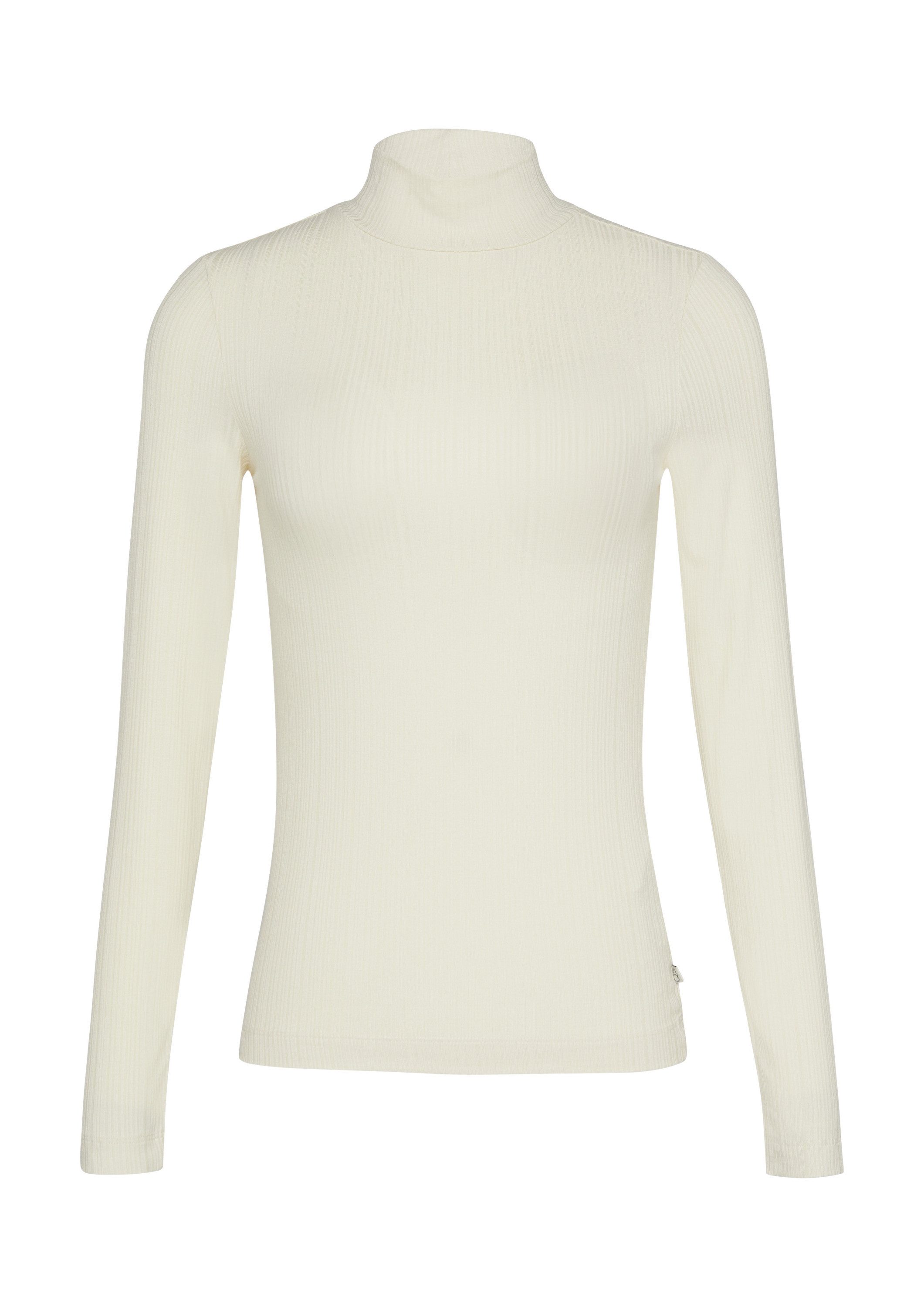 QS Langarmshirt T-Shirt Rippshirt im Slim Fit aus Viskosemix günstig online kaufen