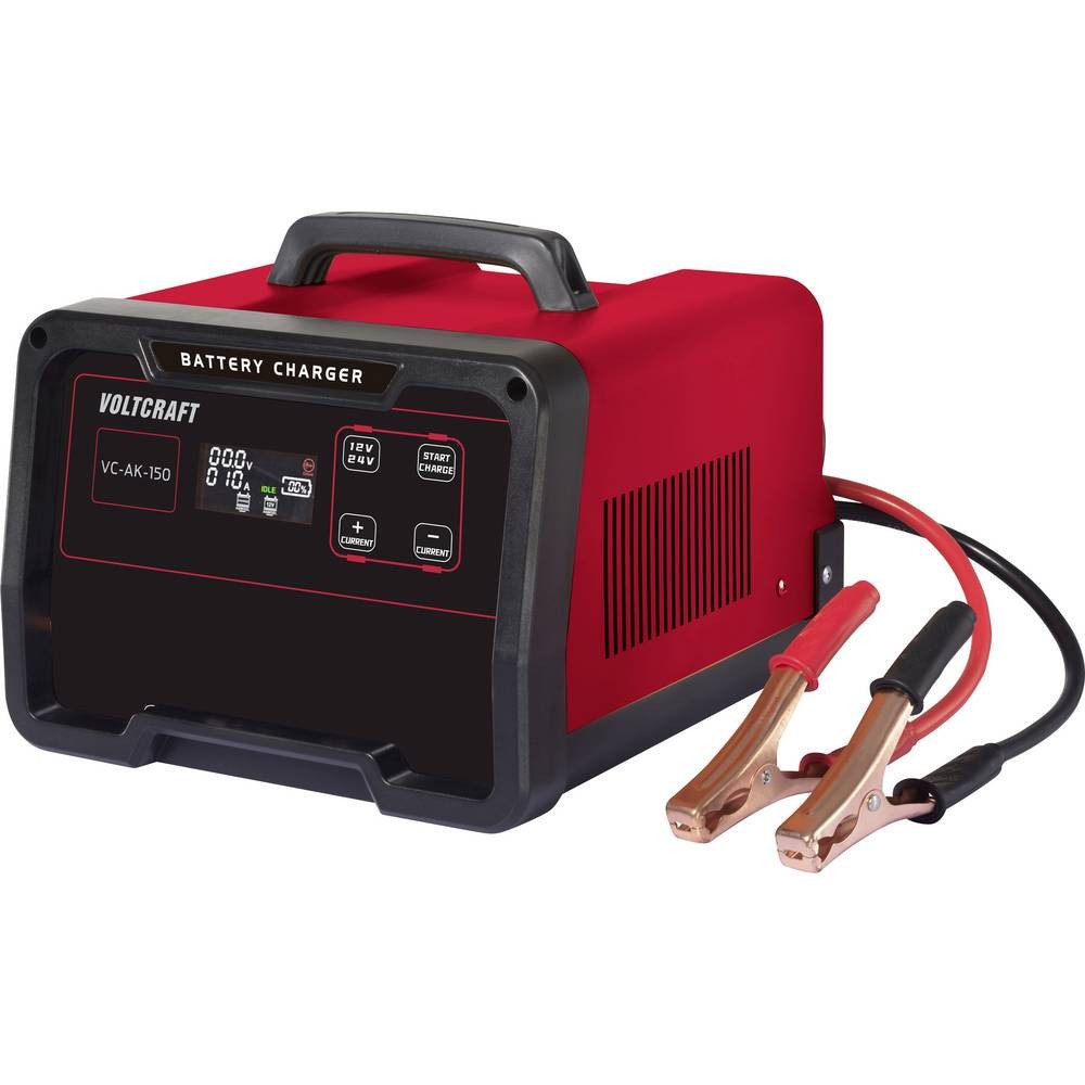VOLTCRAFT VC-AK-150 VC-16675785 Automatikladegerät 12 V, 24 V 140 A Autobatterie-Ladegerät (Starthilfe, verschiedene Ladeprogramme, Ladungserhaltung)