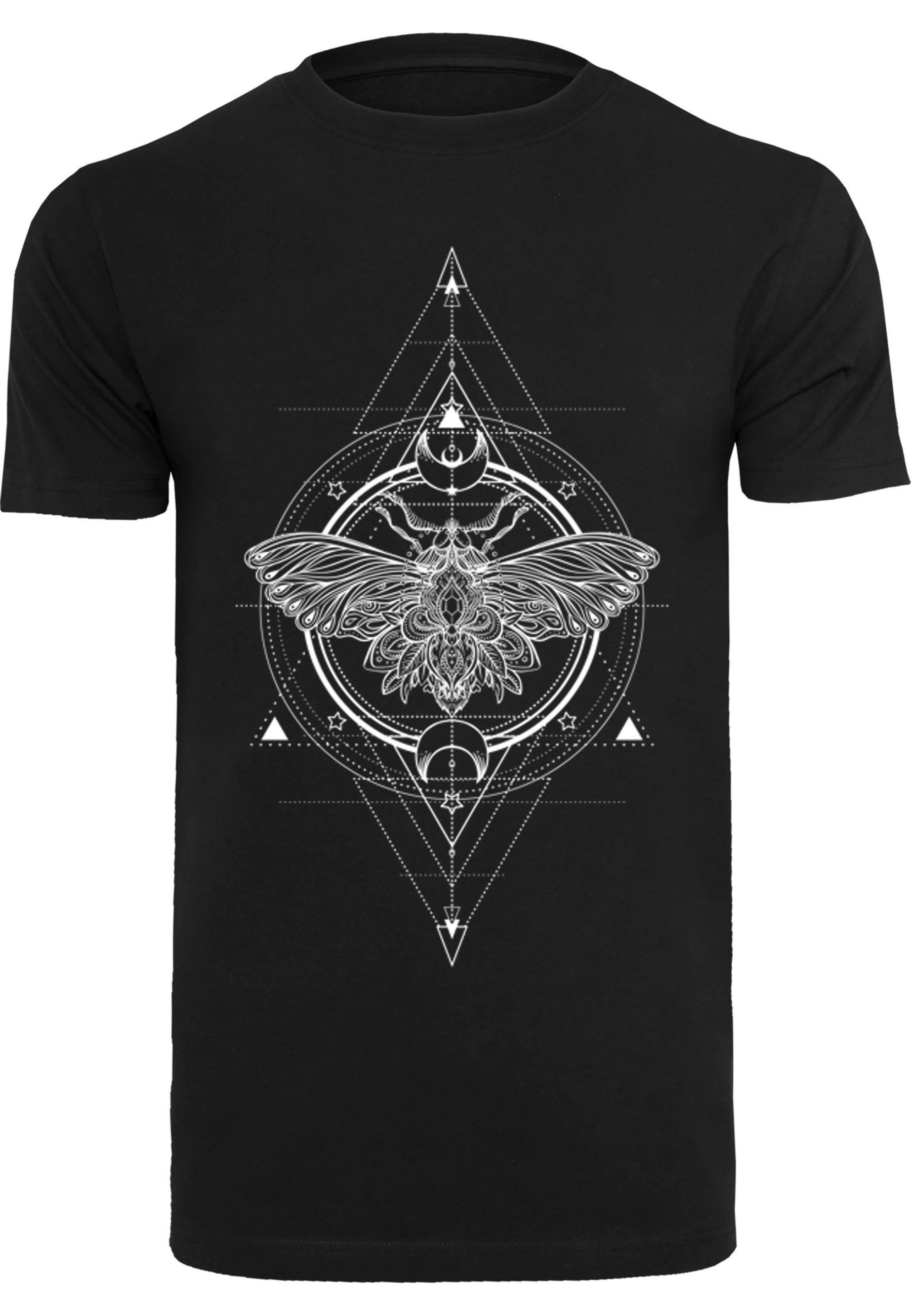 MisterTee Kurzarmshirt MisterTee Damen Ladies Moth Tee (1-tlg)