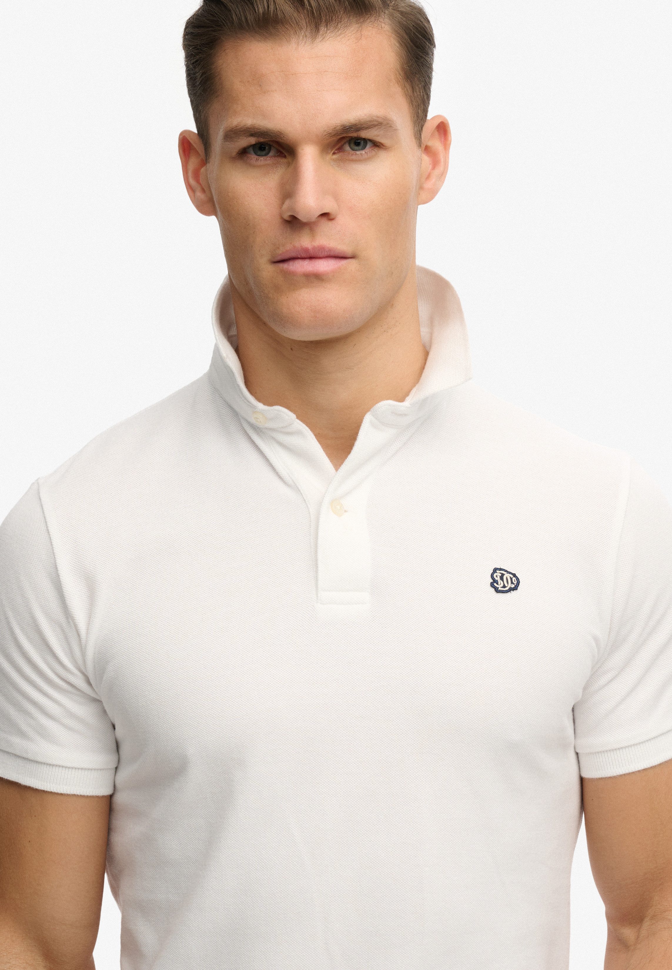Superdry Poloshirt VINTAGE DESTROY POLO Baumwolle, relaxed fit – Bild 3 von 5