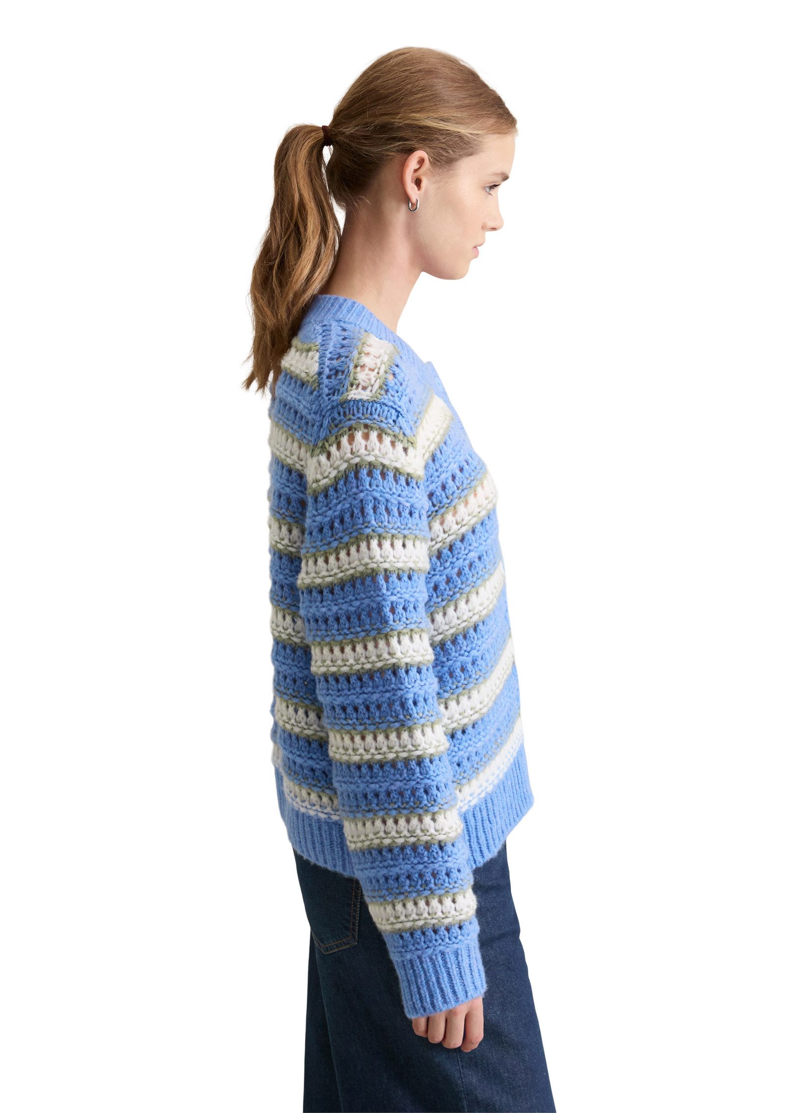 Marc O'Polo DENIM Cardigan aus softem Schurwolle-Mix
