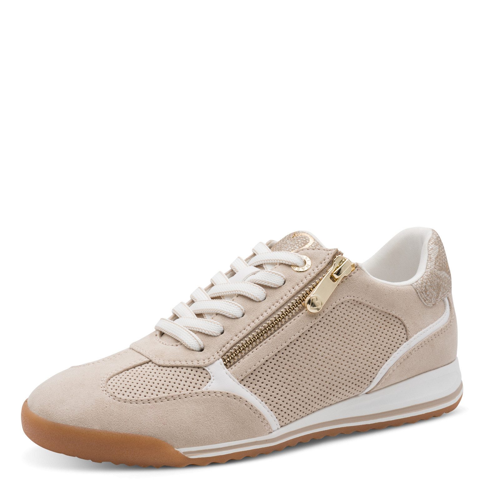 MARCO TOZZI Keilsneaker Freizeitschuh, Halbschuh, Schnürschuh mit seitliche günstig online kaufen