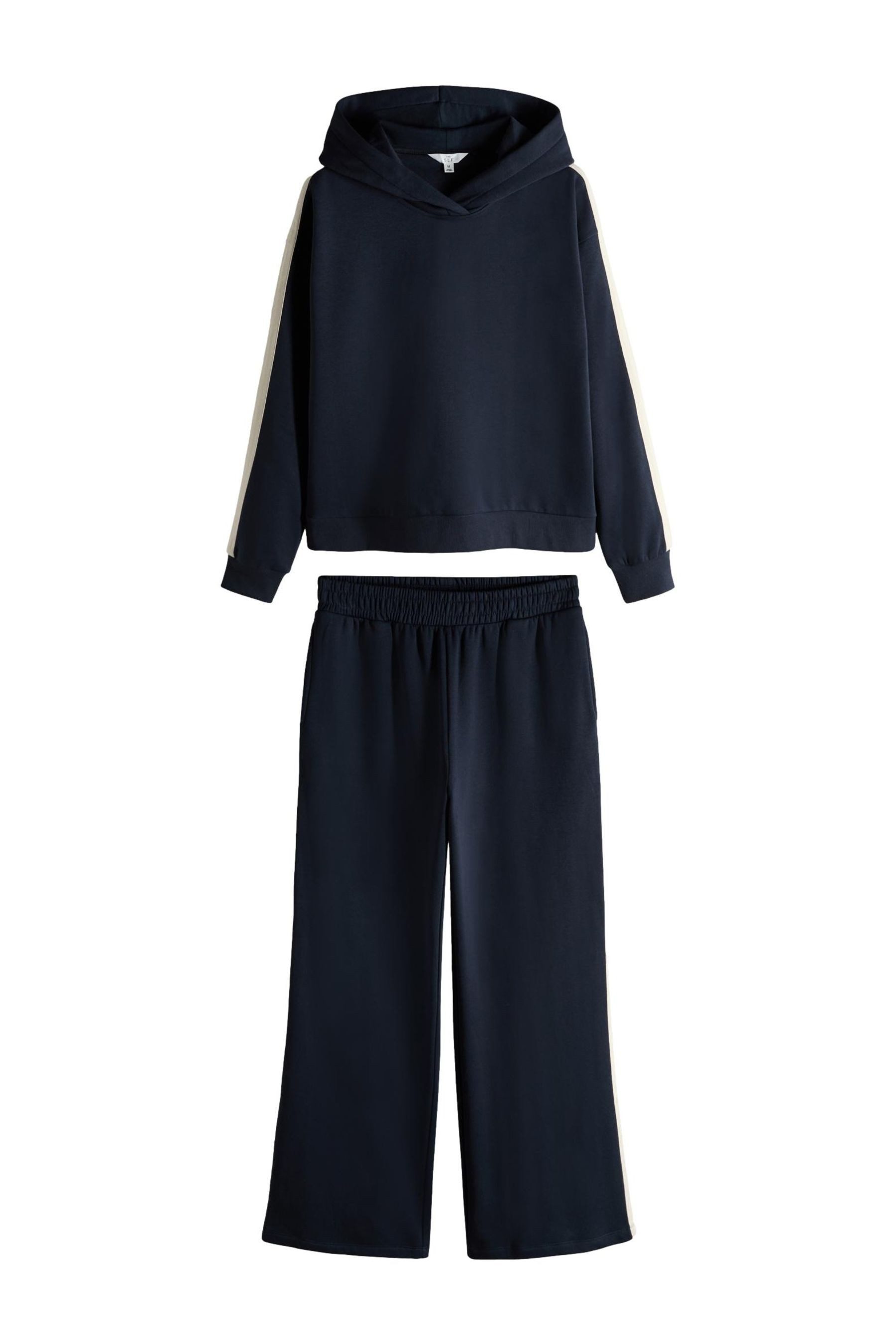 The Set Sweatanzug The Set Gestreifter Hoodie und Jogginghose, Set (2-tlg) günstig online kaufen