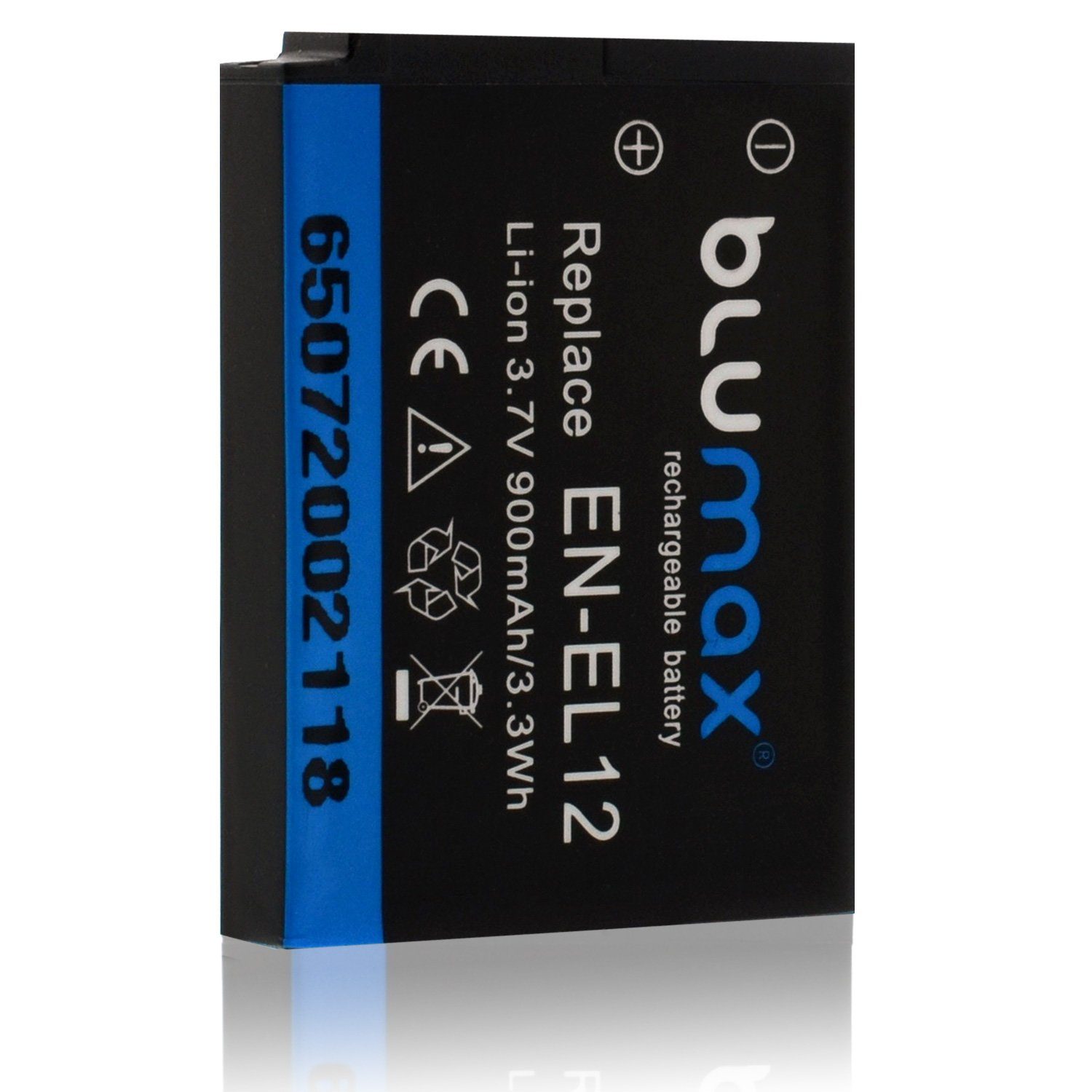 Blumax 2x EN-EL12 Coolpix AW130 P340 S9500 S9900 1000 mAh Kamera-Akku