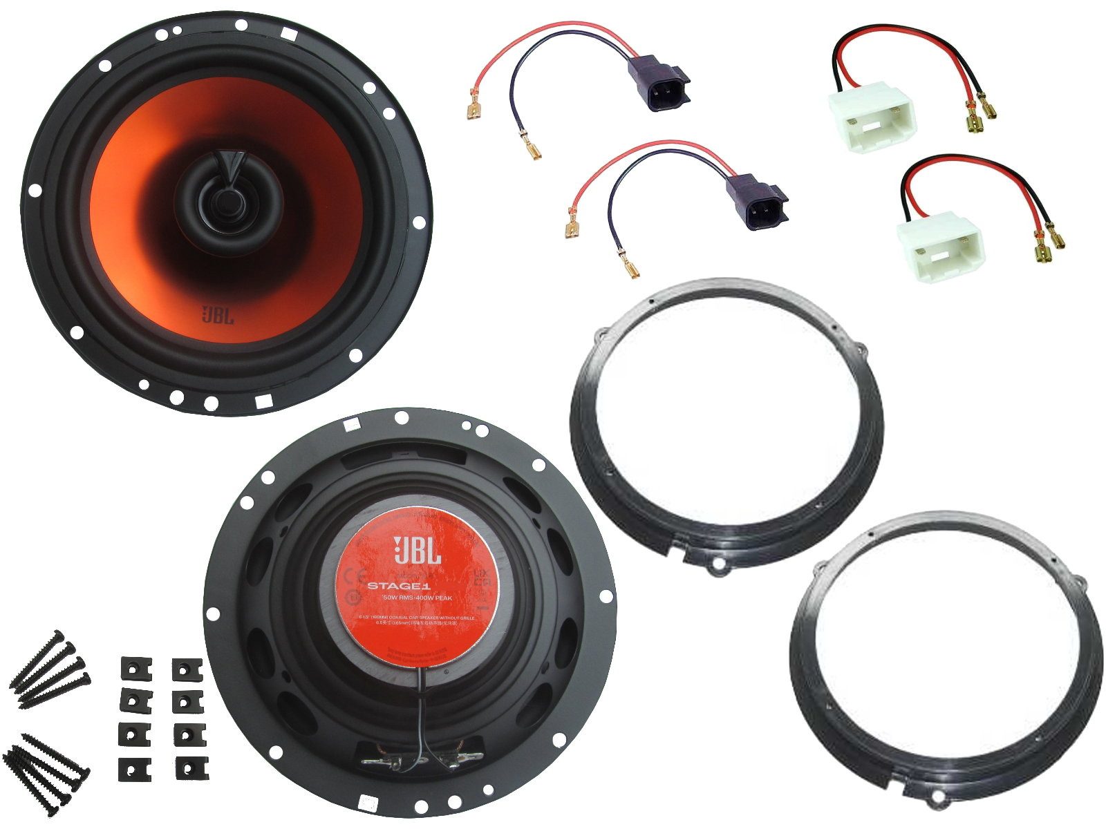 DSX JBL Lautsprecher für Ford Fiesta JA8 Tür vorne Seitenteil hinten 400 W Auto-Lautsprecher (50 W)
