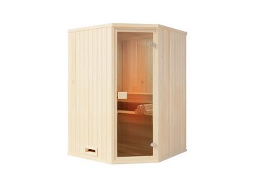 FinnTherm Sauna Innensauna Corner, Natur