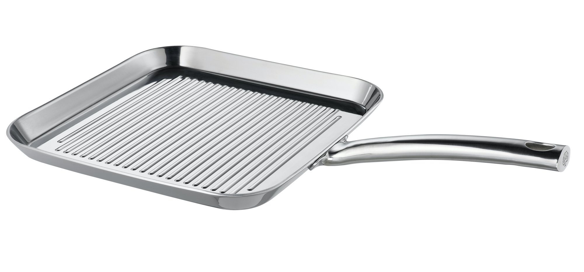 SCHULTE-UFER Grillpfanne Skagen, Edelstahl (Einzelartikel, 1 x Pfanne), 28 x 28 cm