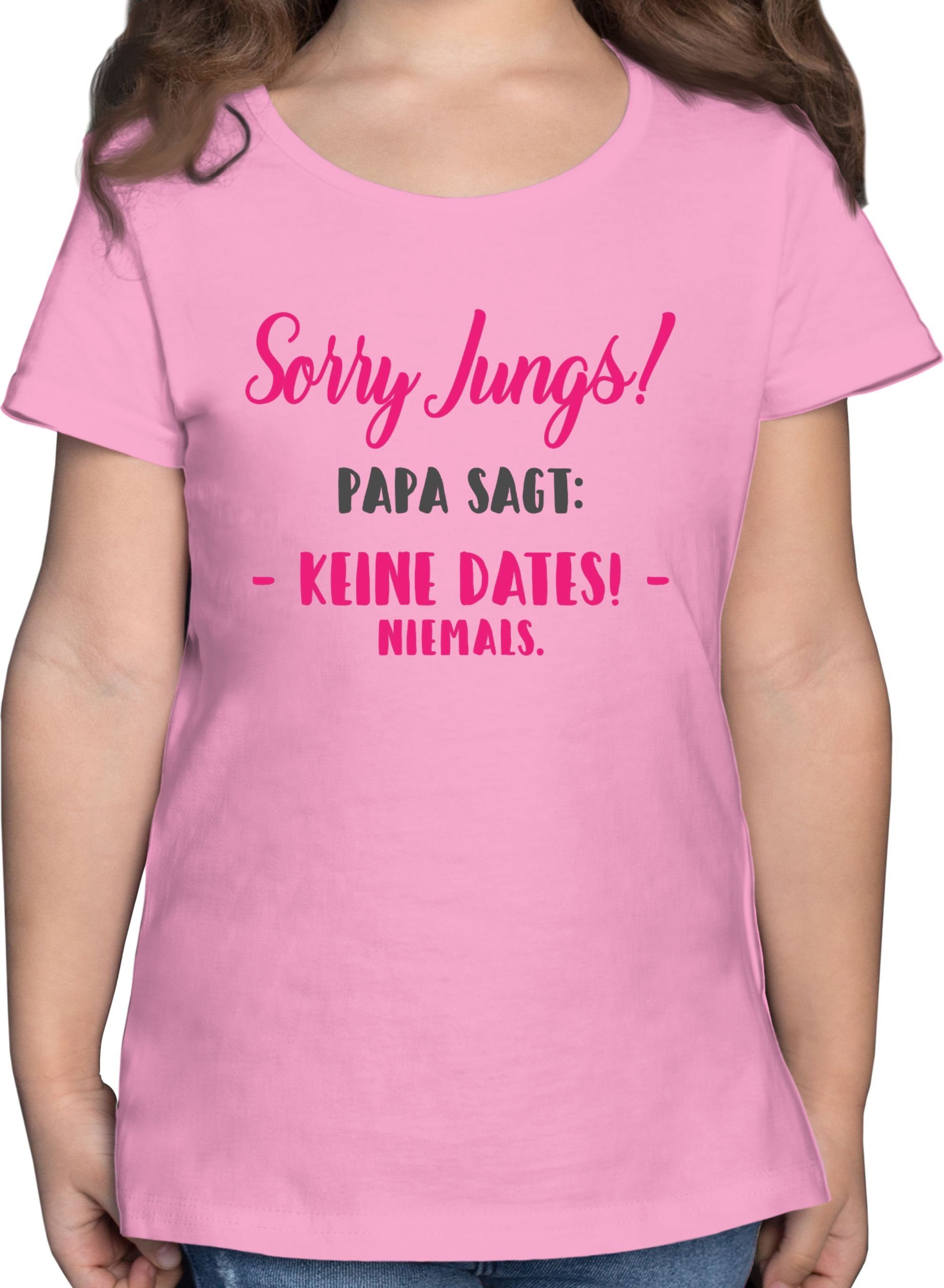 Shirtracer TShirt »Sorry Jungs Papa sagt keine Dates Statement