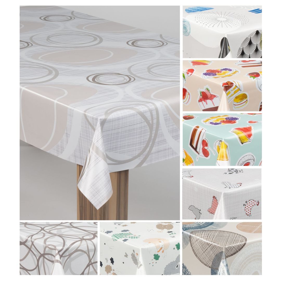 laro Tischdecke laro Wachstuch-Tischdecke Wachstischdecke Gartentischdecke günstig online kaufen